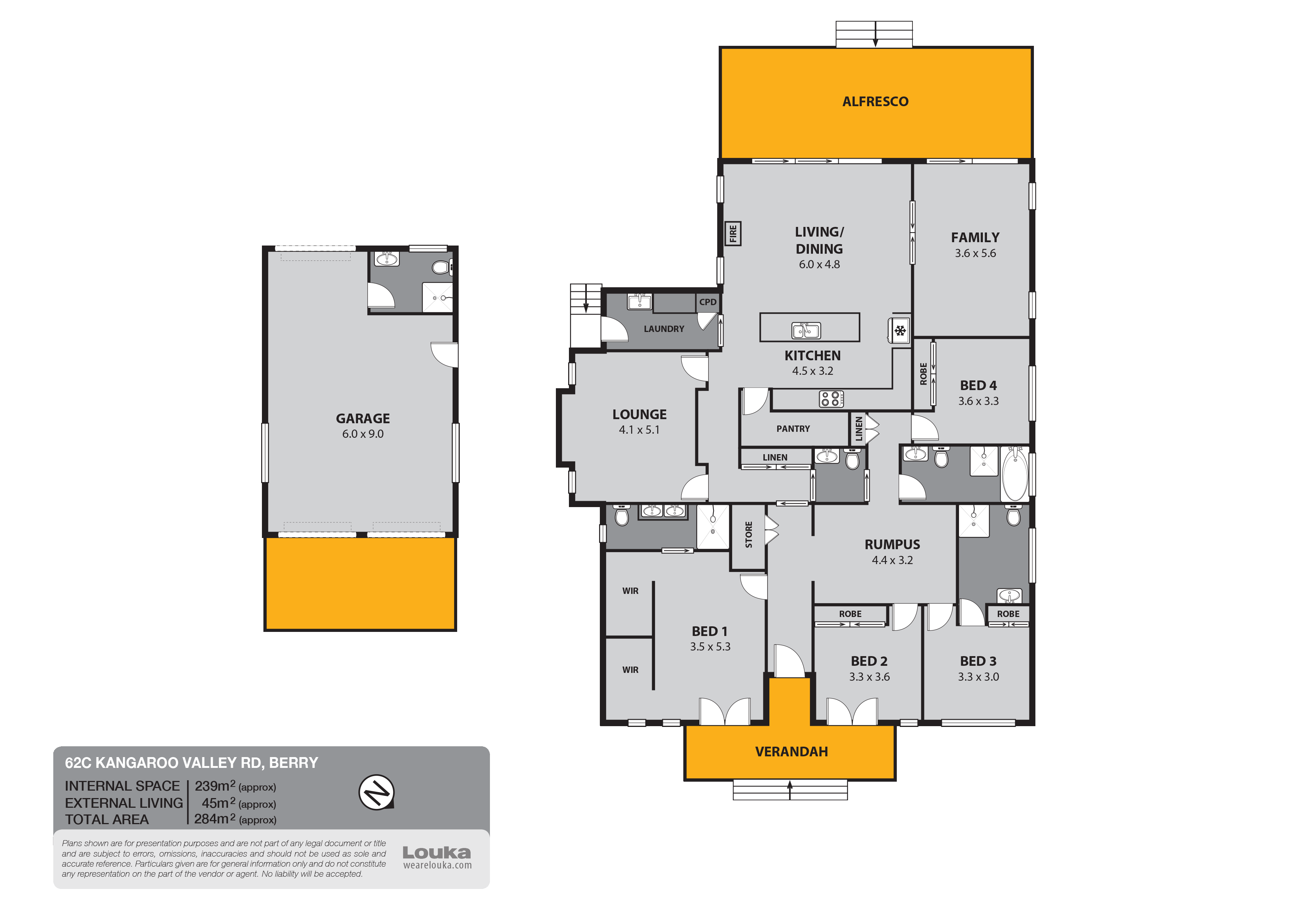 62C Kangaroo Valley Road, Berry For Sale by Farmbuy.com - floorplan 1