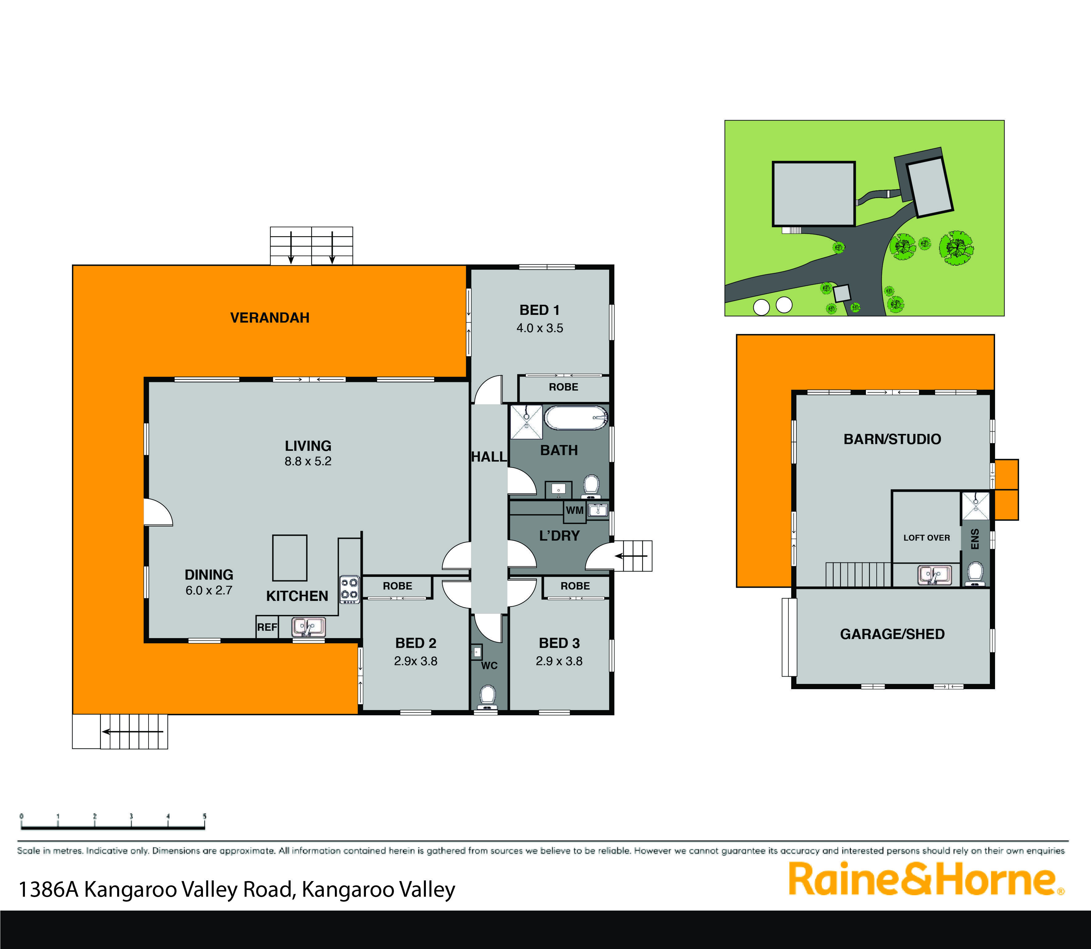 1386A Kangaroo Valley Road, Kangaroo Valley For Sale by Farmbuy.com - floorplan 1