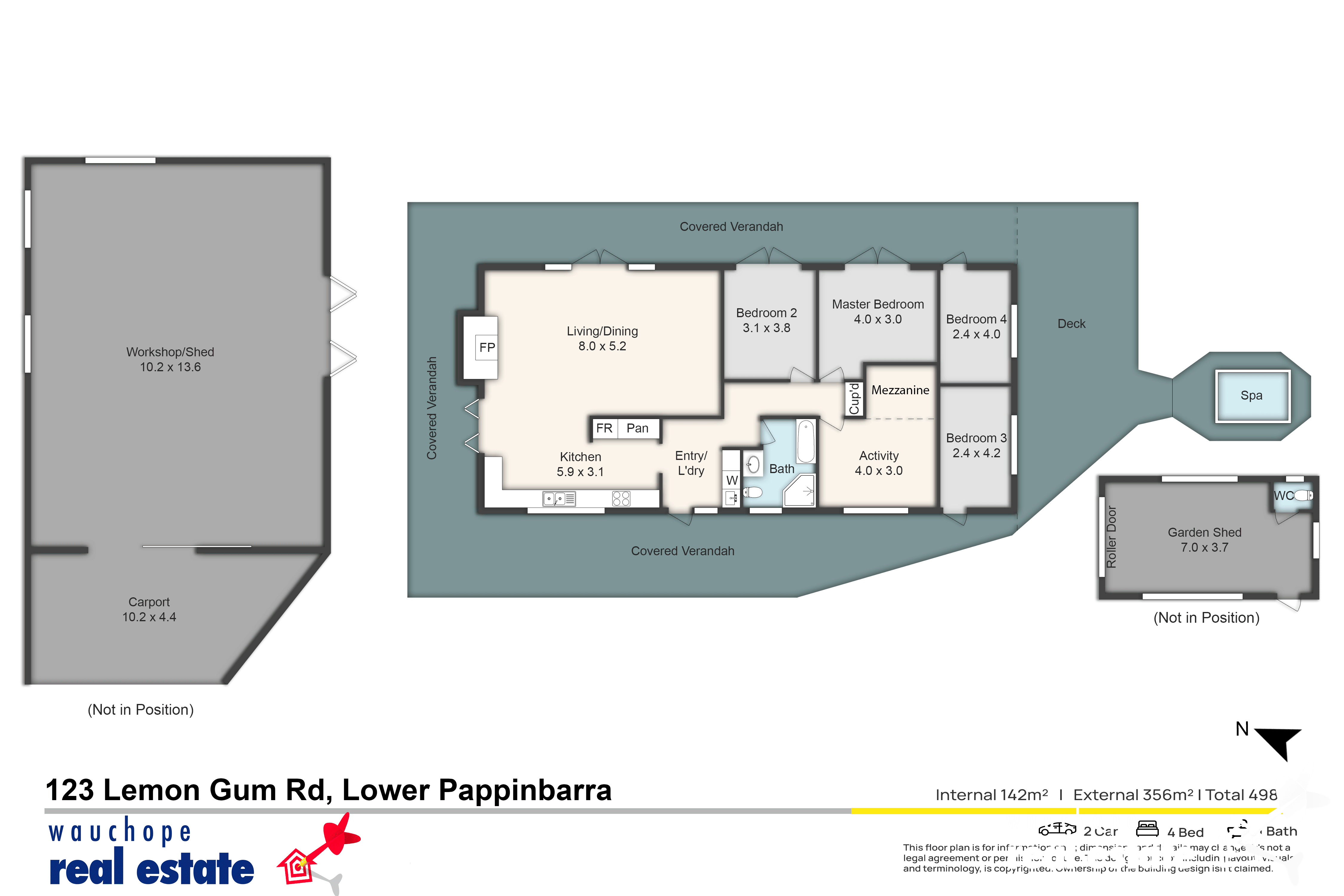 123 Lemon Gum Road, Pappinbarra For Sale by Farmbuy.com - floorplan 1