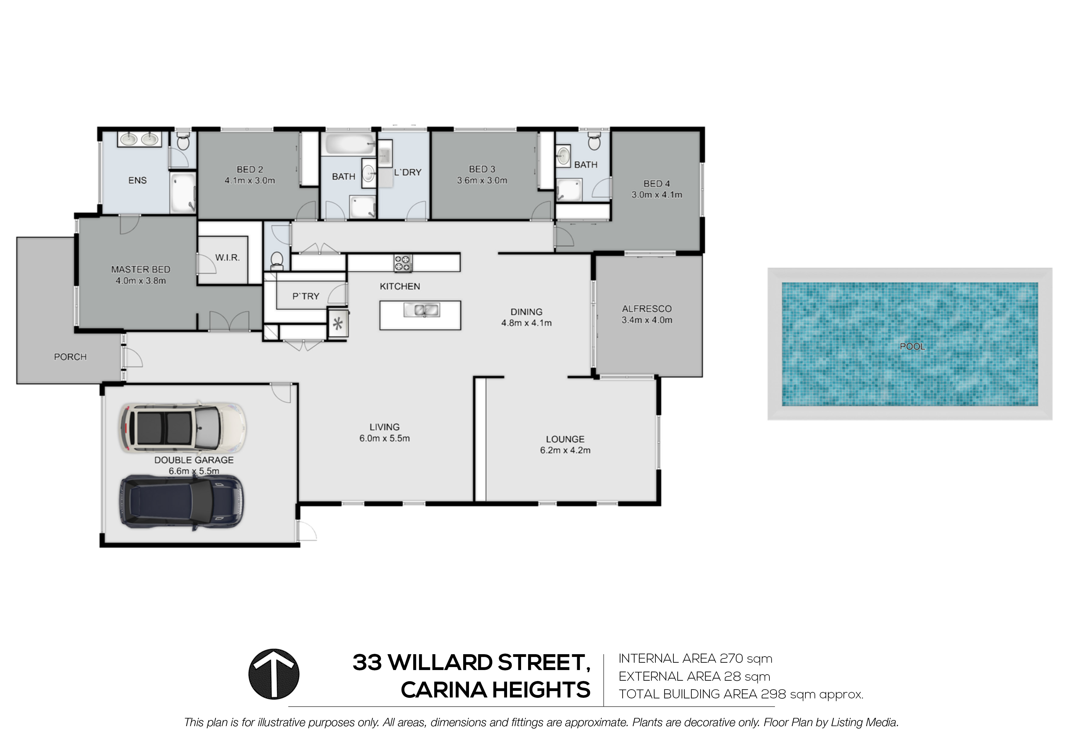 33 Willard Street, CARINA HEIGHTS, QLD 4152 House for Sale