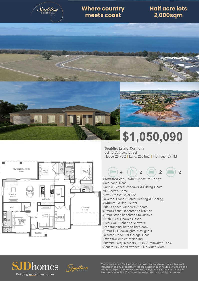 Lot 13 Cuthbert Street, Corinella SJD Homes