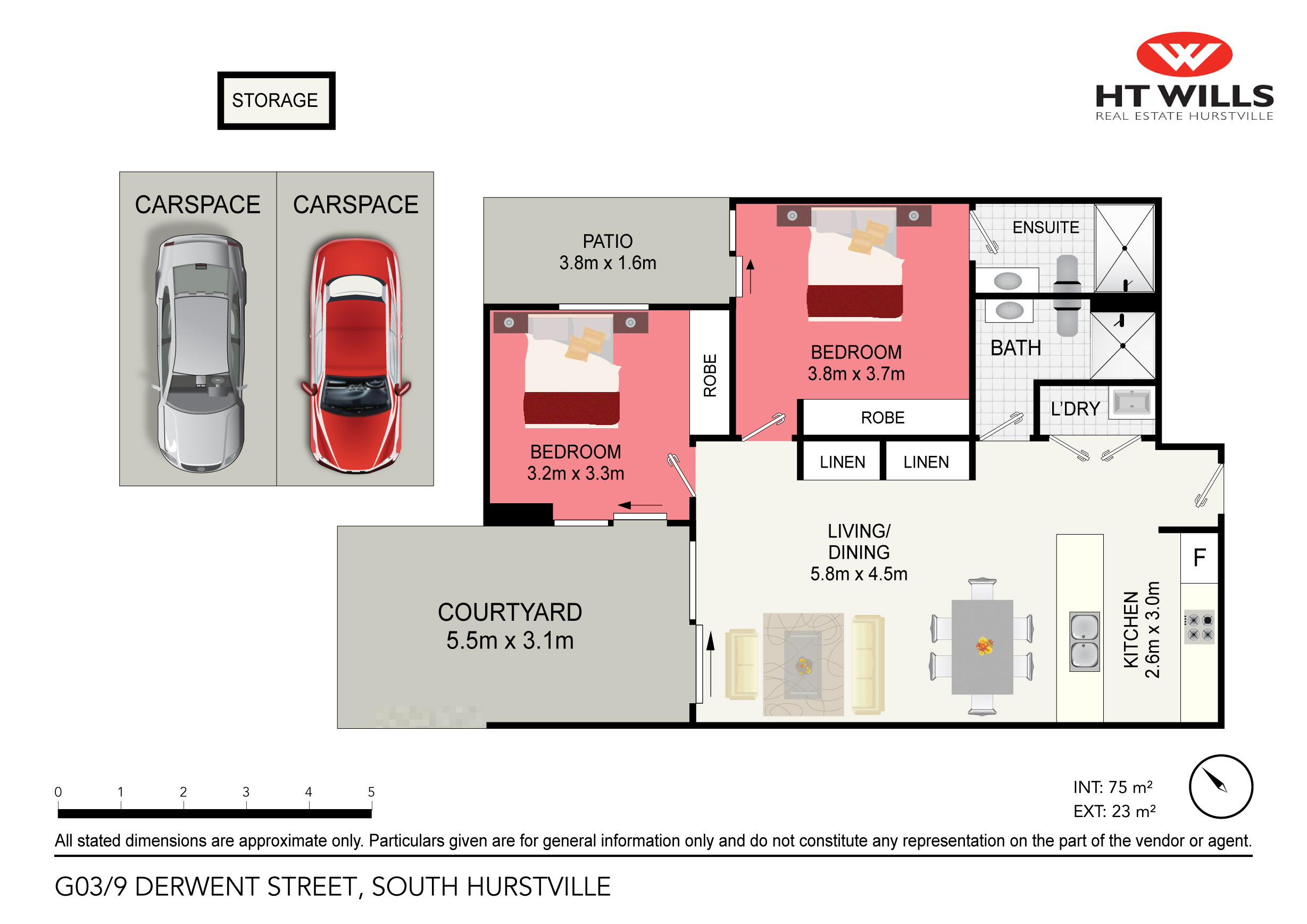 Image: Modern Ground Floor Apartment with Sunny North-Facing Courtyard