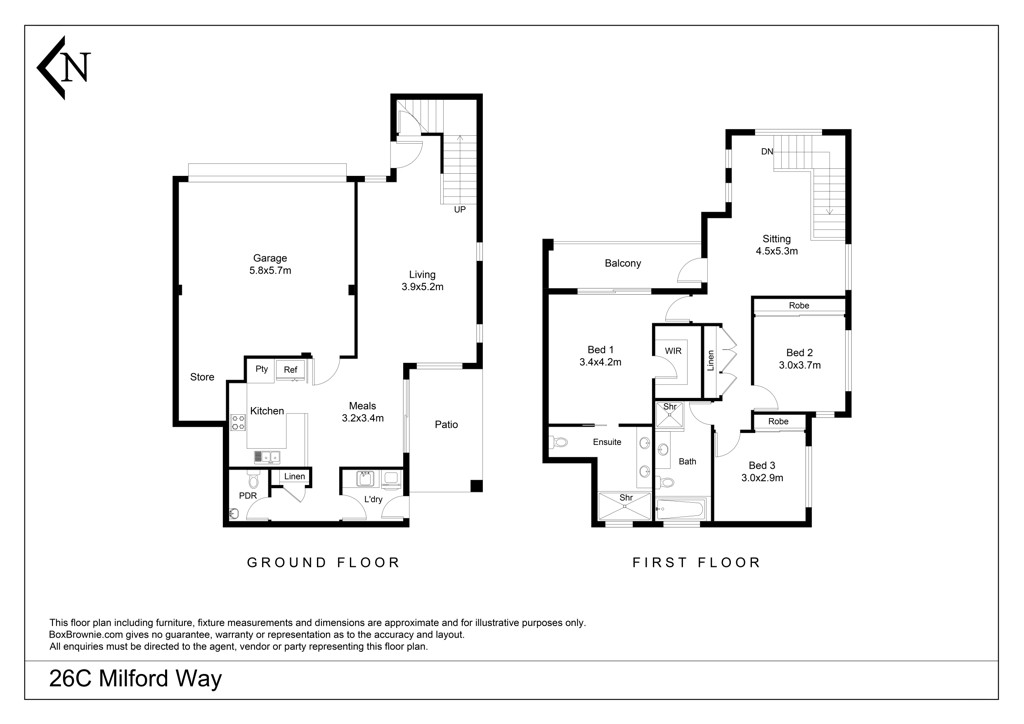3x2 House for  at NOLLAMARA