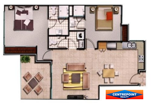 2x2 Apartment for  at MIDLAND