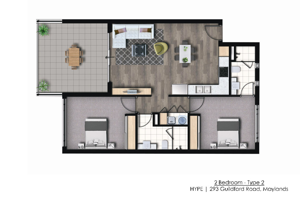 2x2 Apartment for  at MAYLANDS