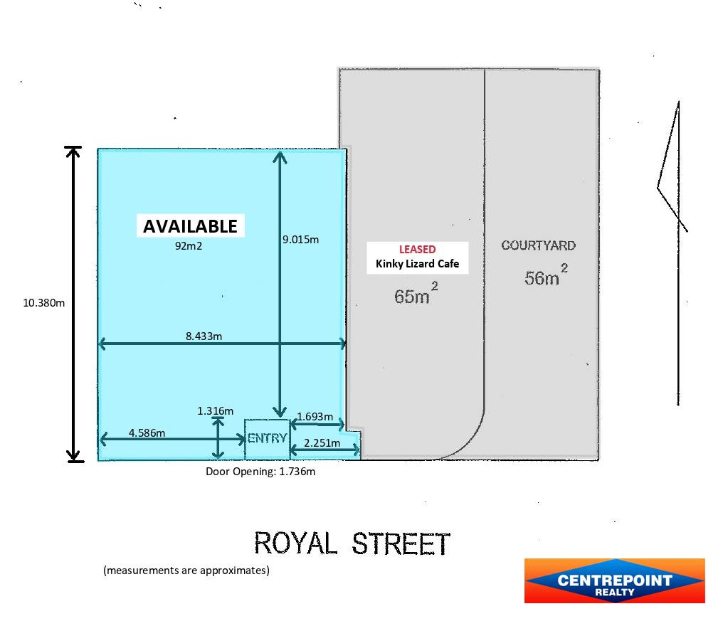 x Retail for  at EAST PERTH