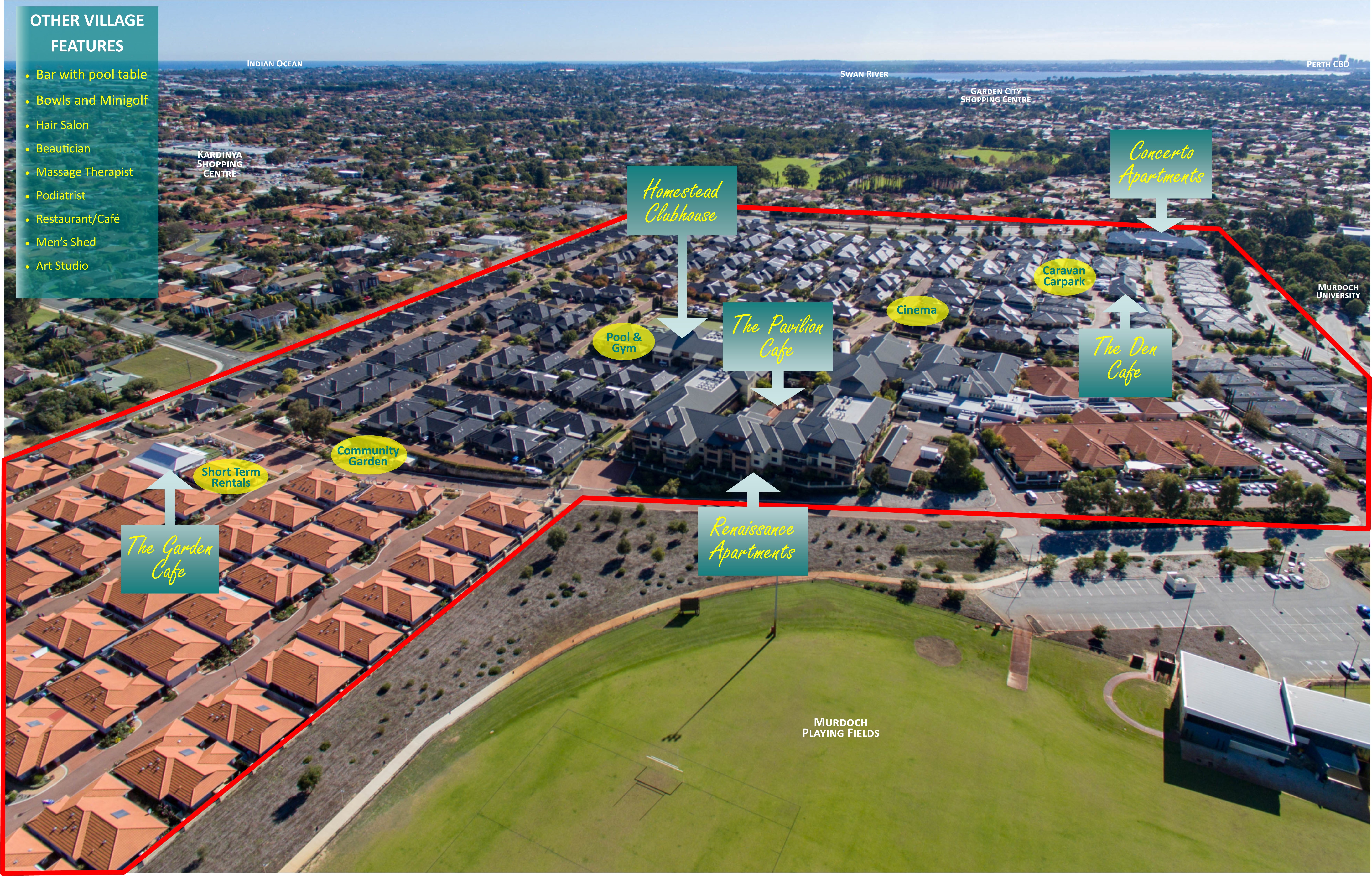 St Ives Murdoch Map 501/22 Windelya Road, Murdoch, Wa - St Ives