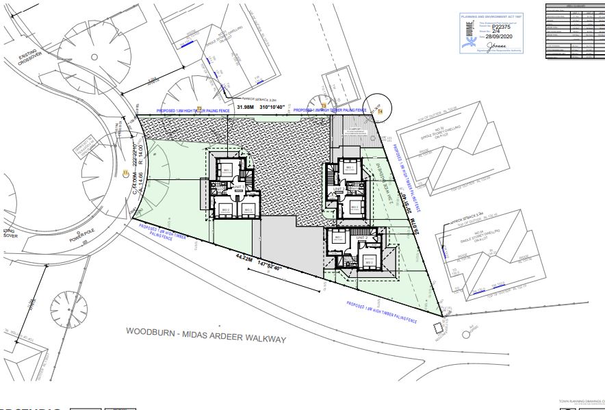 Plans/Permit Approved for 3 Townhouses on 714m2 !!