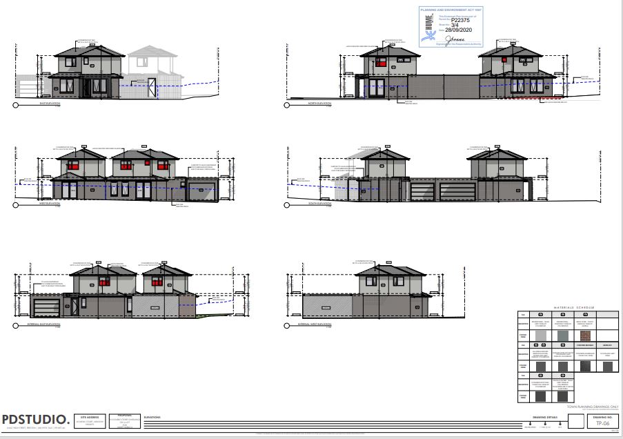 Plans/Permit Approved for 3 Townhouses on 714m2 !!