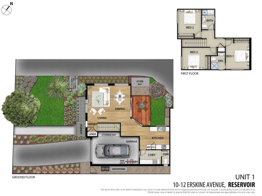 Three-bedroom modern living in an exceptional locale!