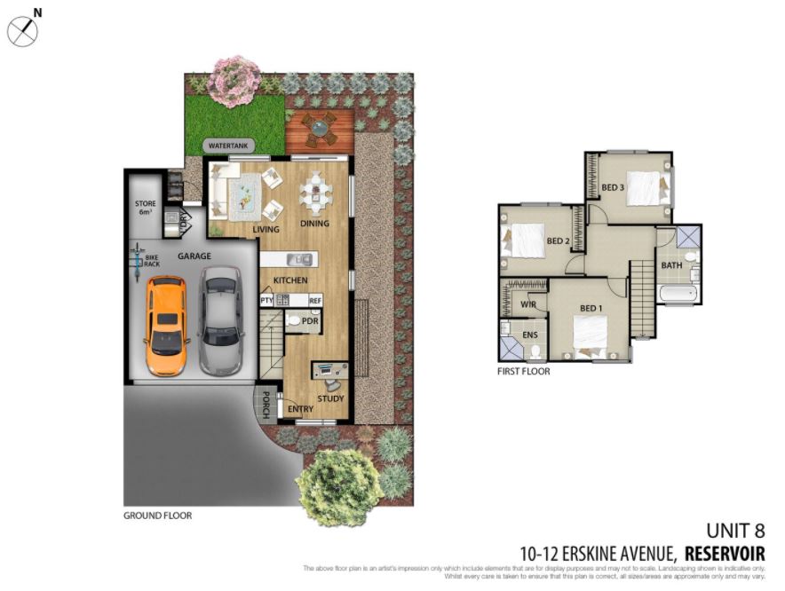 Three-bedroom modern living in an exceptional locale!