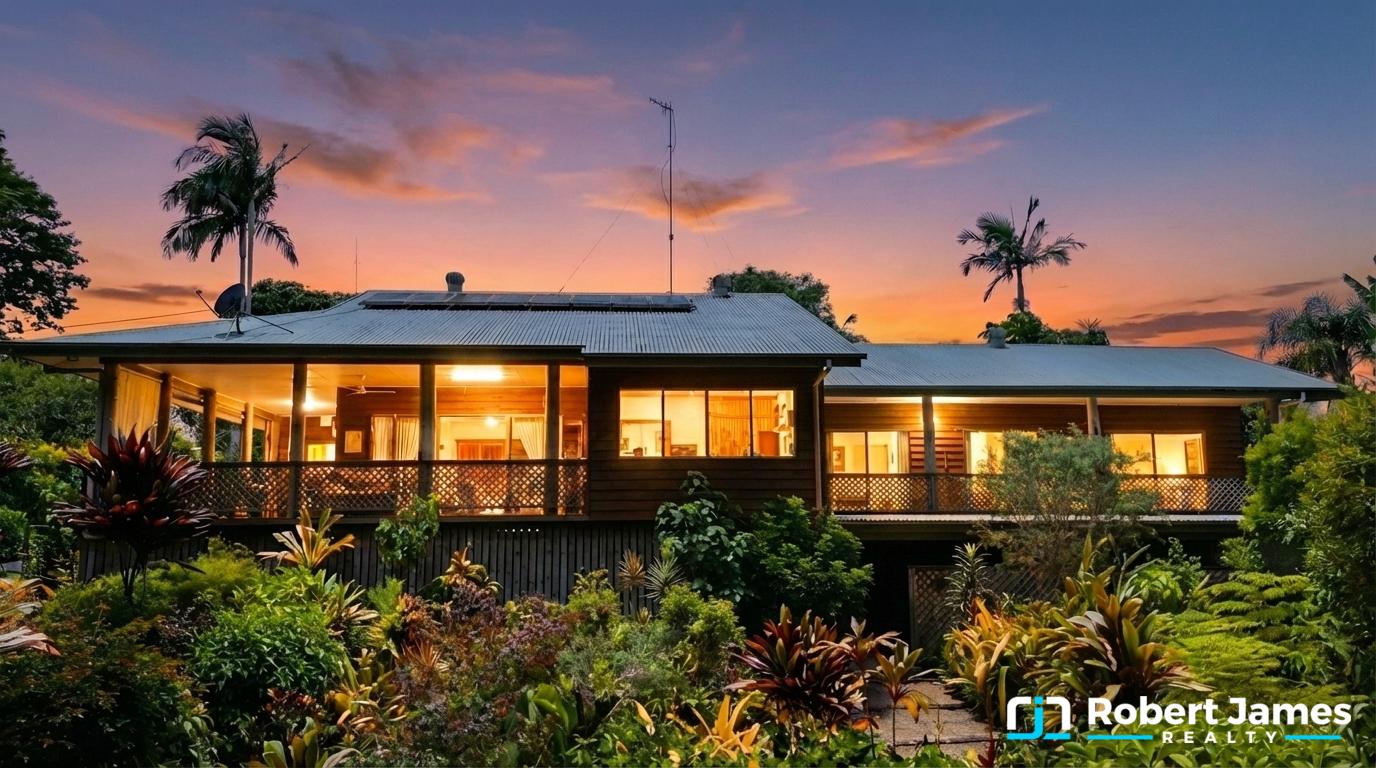 Unique Treed Hideaway on large 1176m2 Old Tewantin block