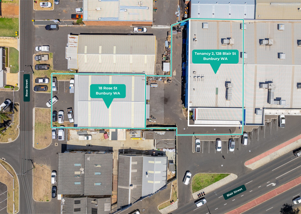 Tenancy 2/128 Blair St (23 Stuart St) & 18 Rose Street, Bunbury WA 6230