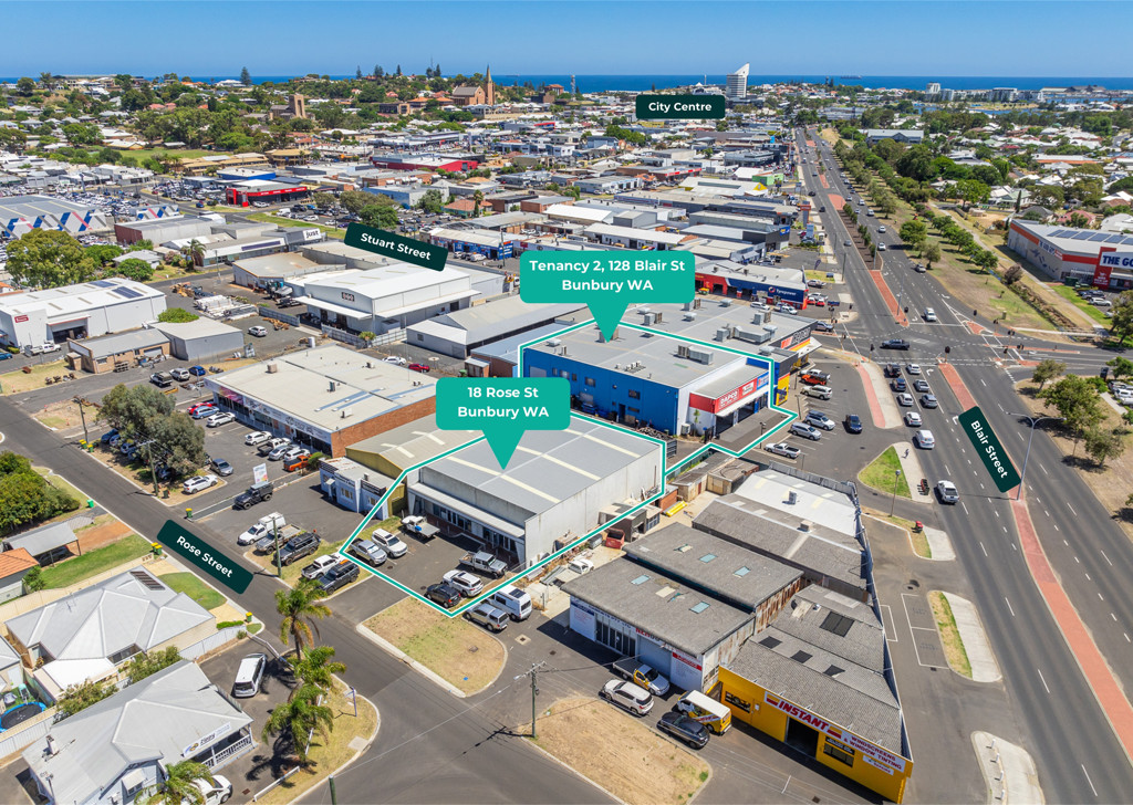 Tenancy 2/128 Blair St (23 Stuart St) & 18 Rose Street, Bunbury WA 6230