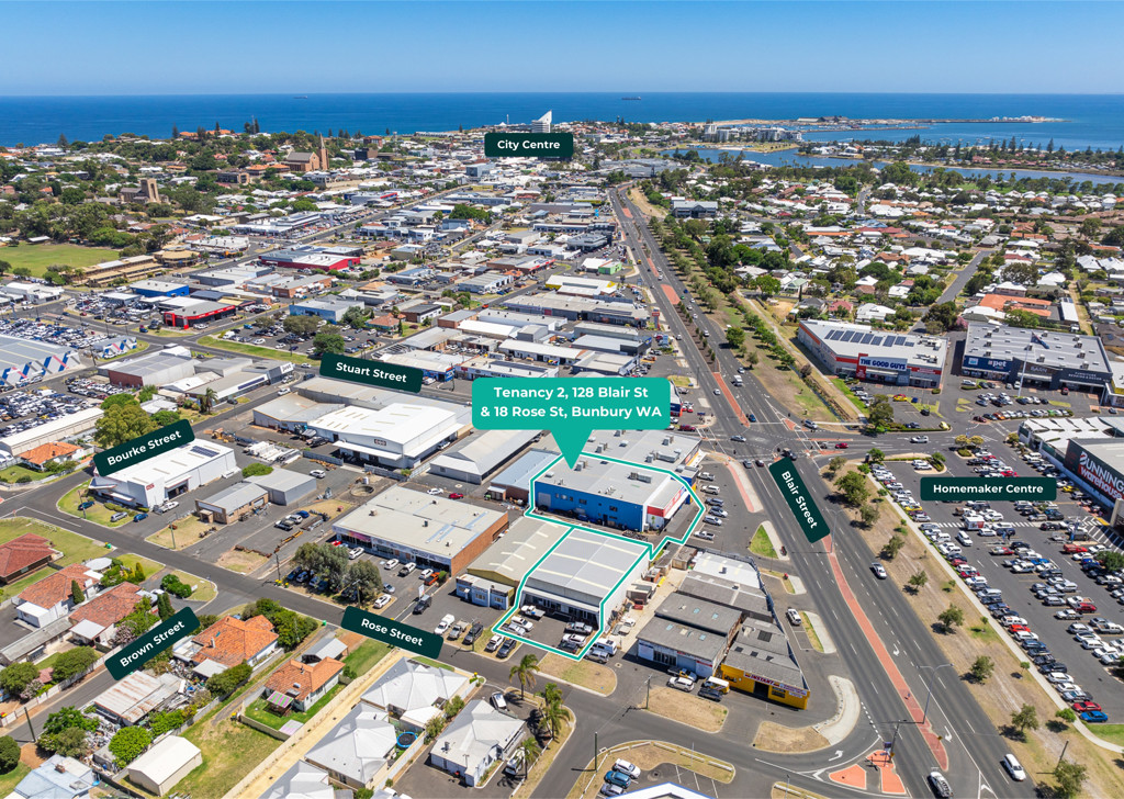 Tenancy 2/128 Blair St (23 Stuart St) & 18 Rose Street, Bunbury WA 6230