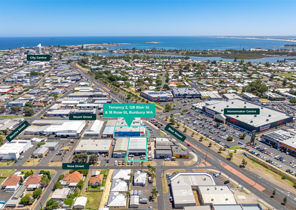 Tenancy 2/128 Blair St (23 Stuart St) & 18 Rose Street, Bunbury WA 6230