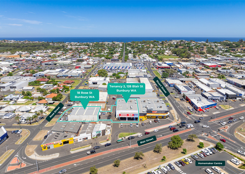 Tenancy 2/128 Blair St (23 Stuart St) & 18 Rose Street, Bunbury WA 6230