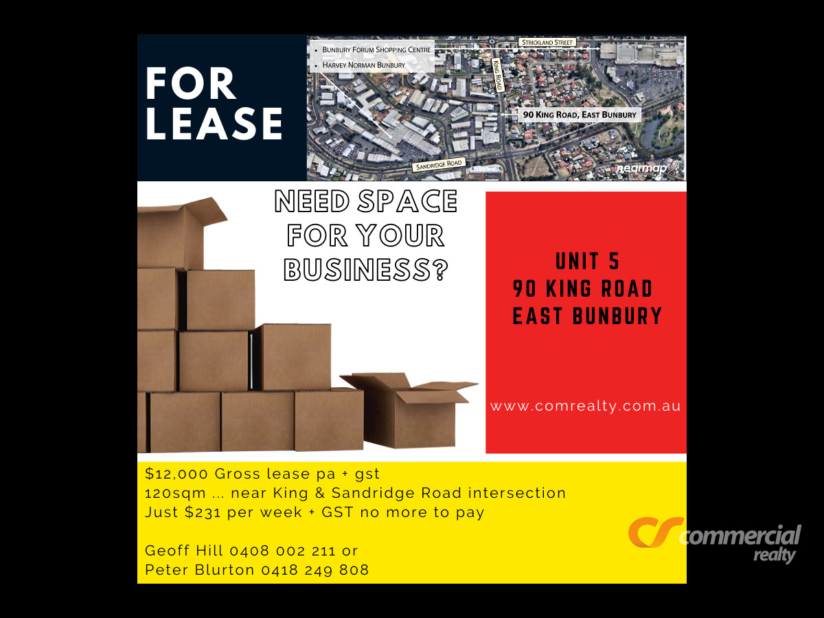 Unit 5/90 King Road, East Bunbury WA 6230