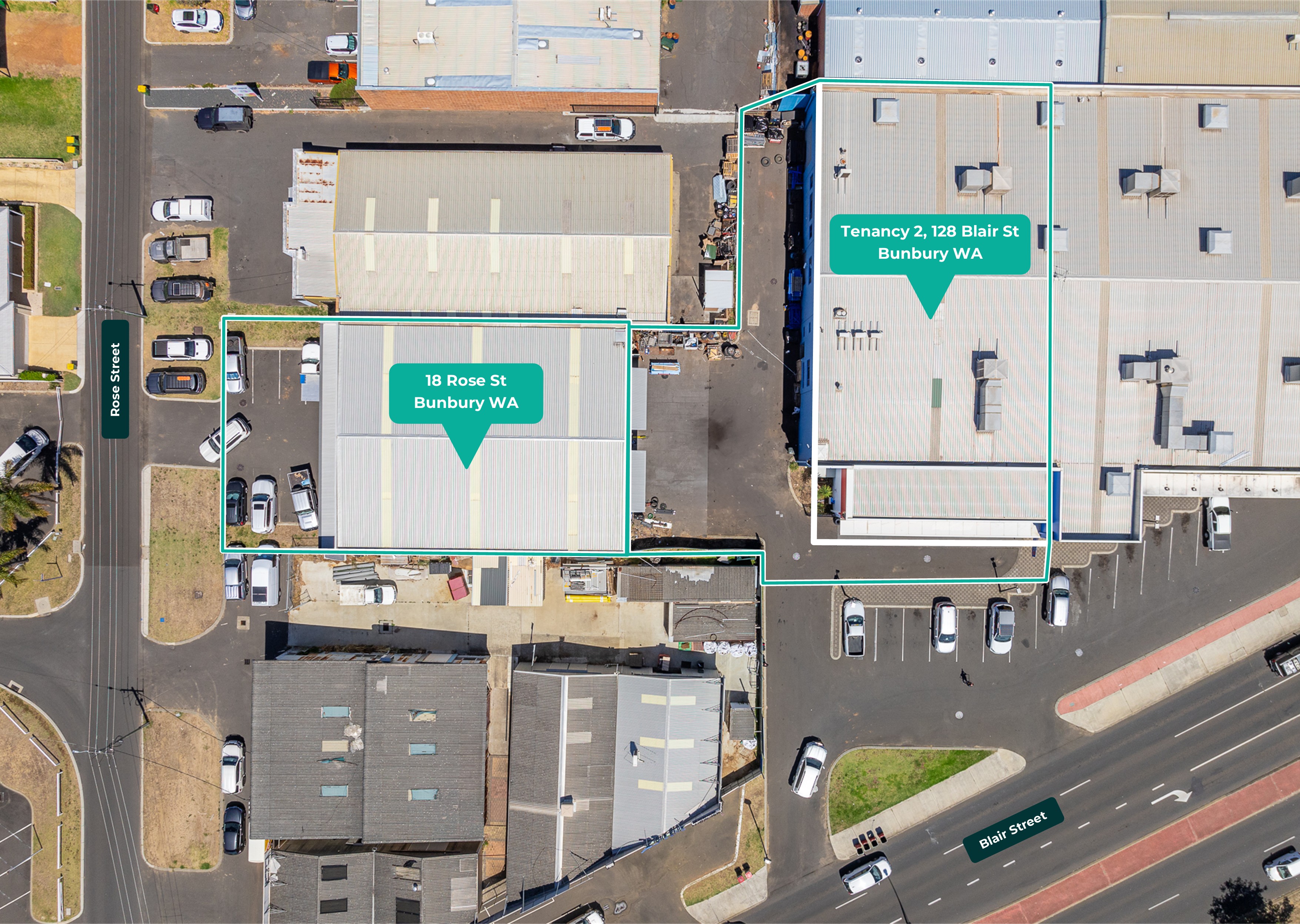 Tenancy 2/128 Blair St (23 Stuart St) & 18 Rose Street, Bunbury WA 6230