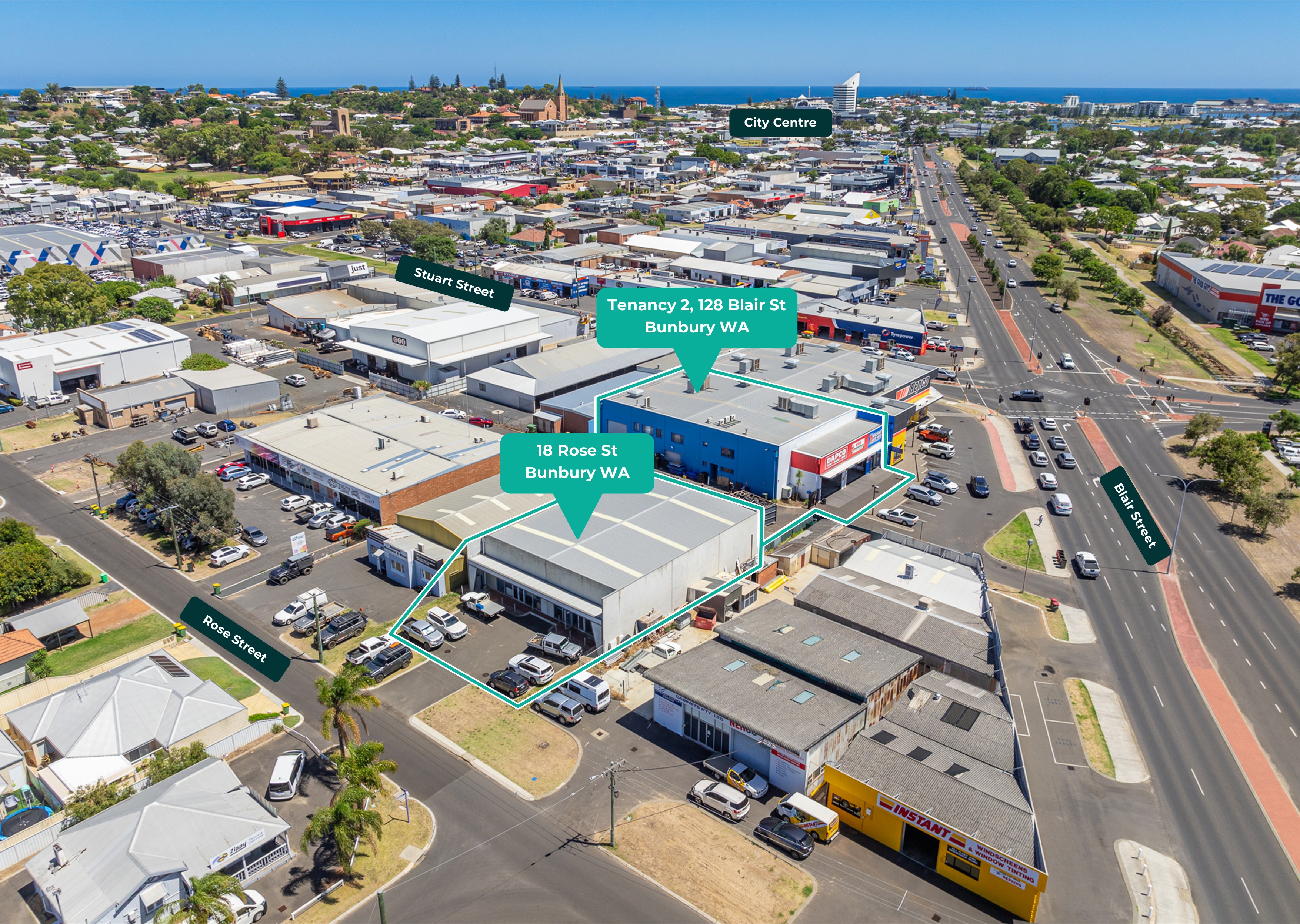 Tenancy 2/128 Blair St (23 Stuart St) & 18 Rose Street, Bunbury WA 6230