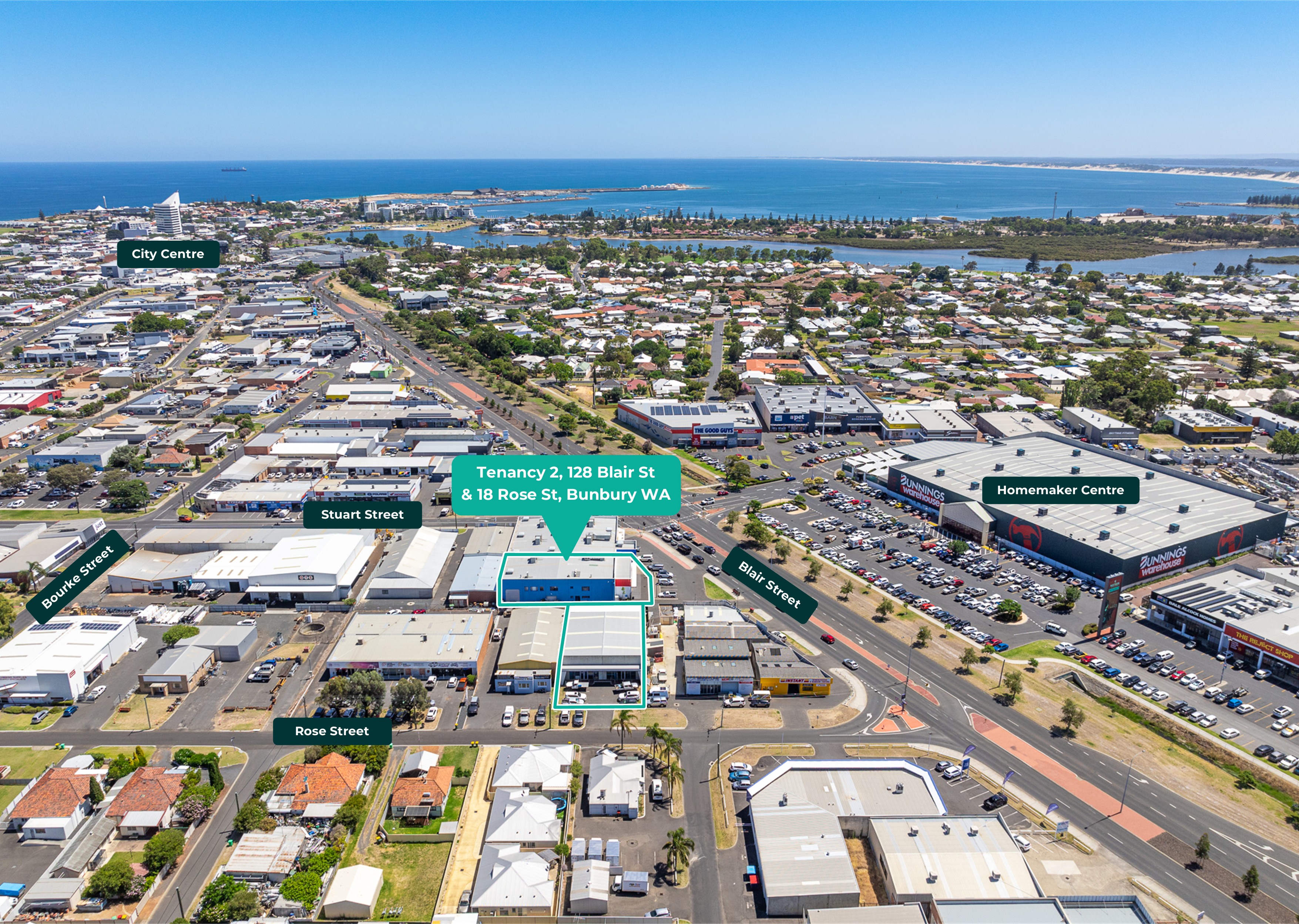 Tenancy 2/128 Blair St (23 Stuart St) & 18 Rose Street, Bunbury WA 6230