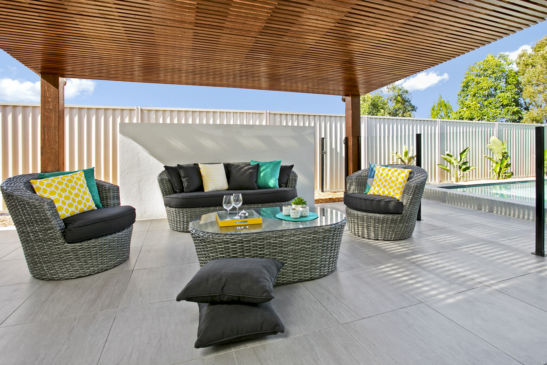 STYLISH WATERSIDE HOME WITH POOL AND ADJACENT CANALS