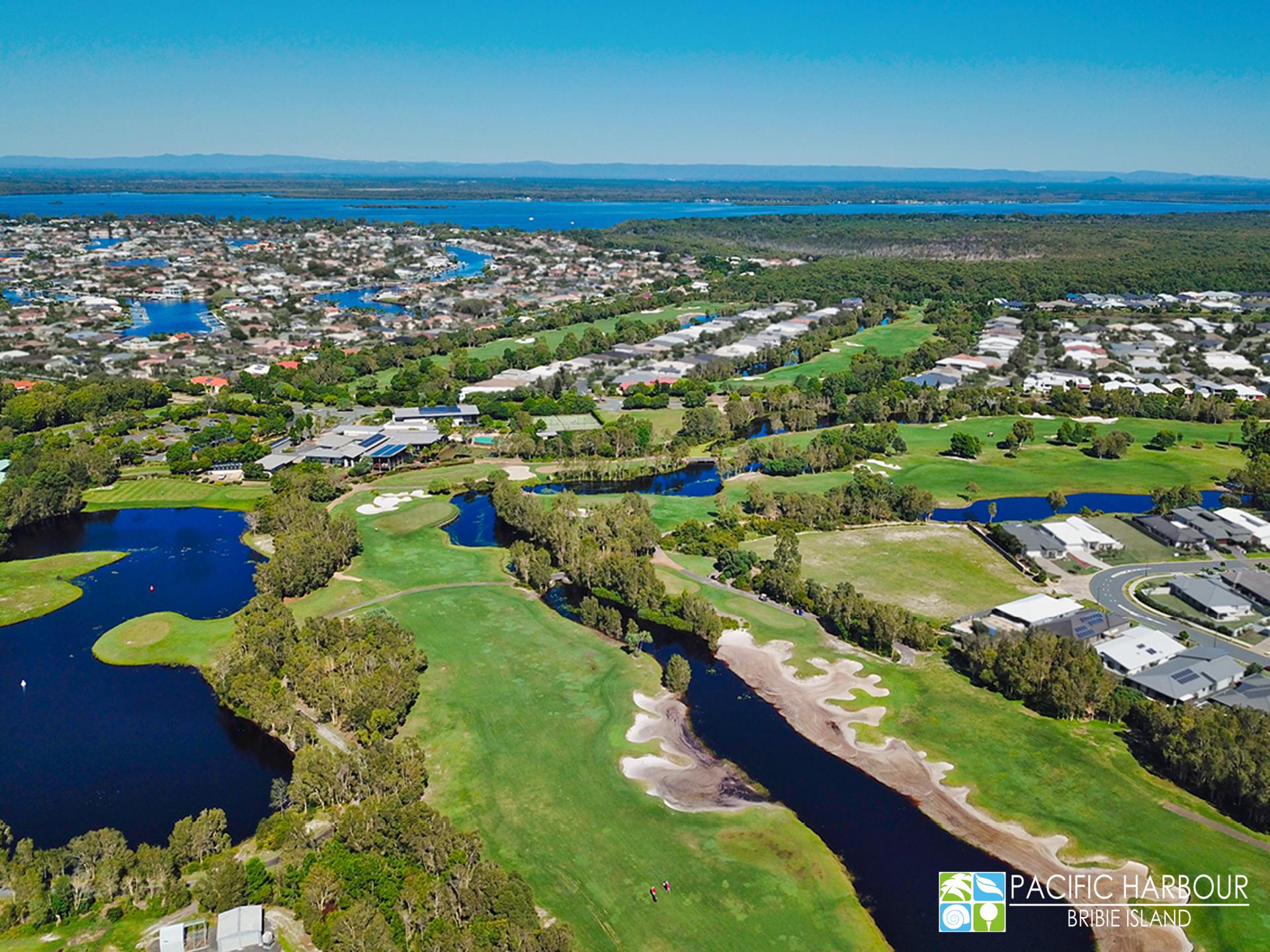 LARGE LAND SURROUNDED BY LAKES
