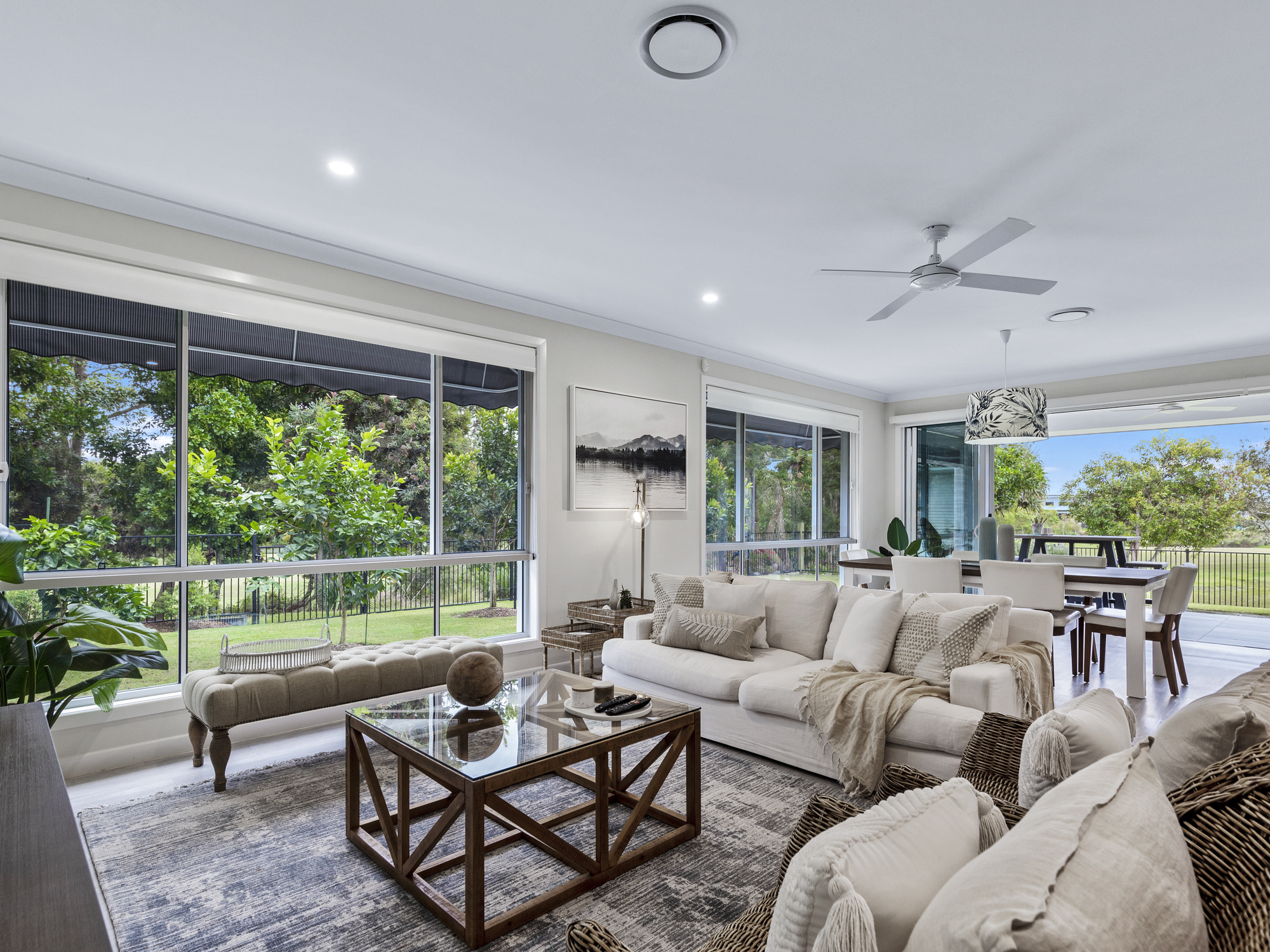 SPECTACULAR WATER & NATIONAL PARK VIEWS FROM THIS MODERN COASTAL LUXURY HOME