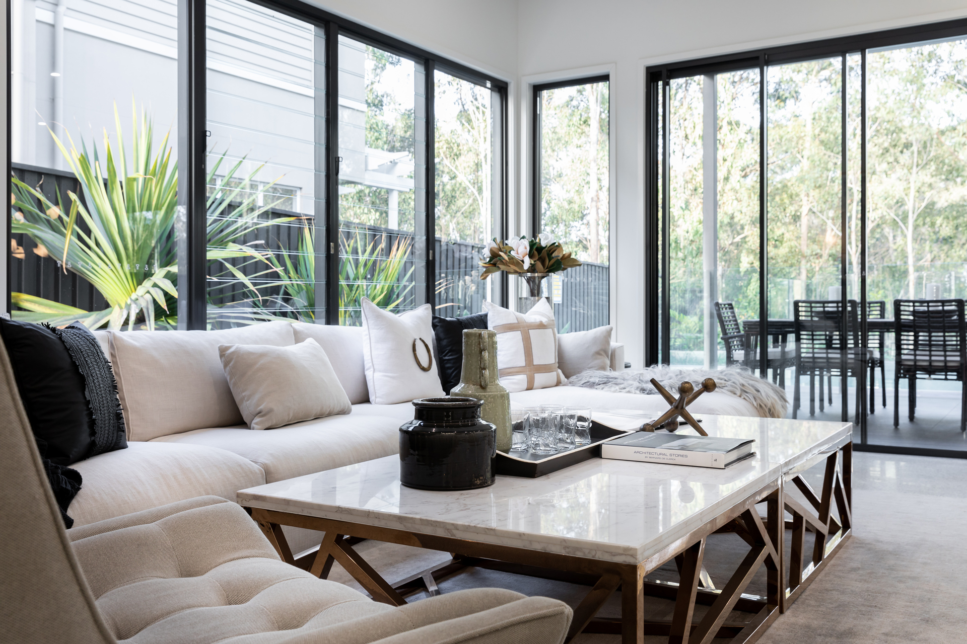 STYLISH WATERSIDE HOME WITH POOL & WATER VIEWS