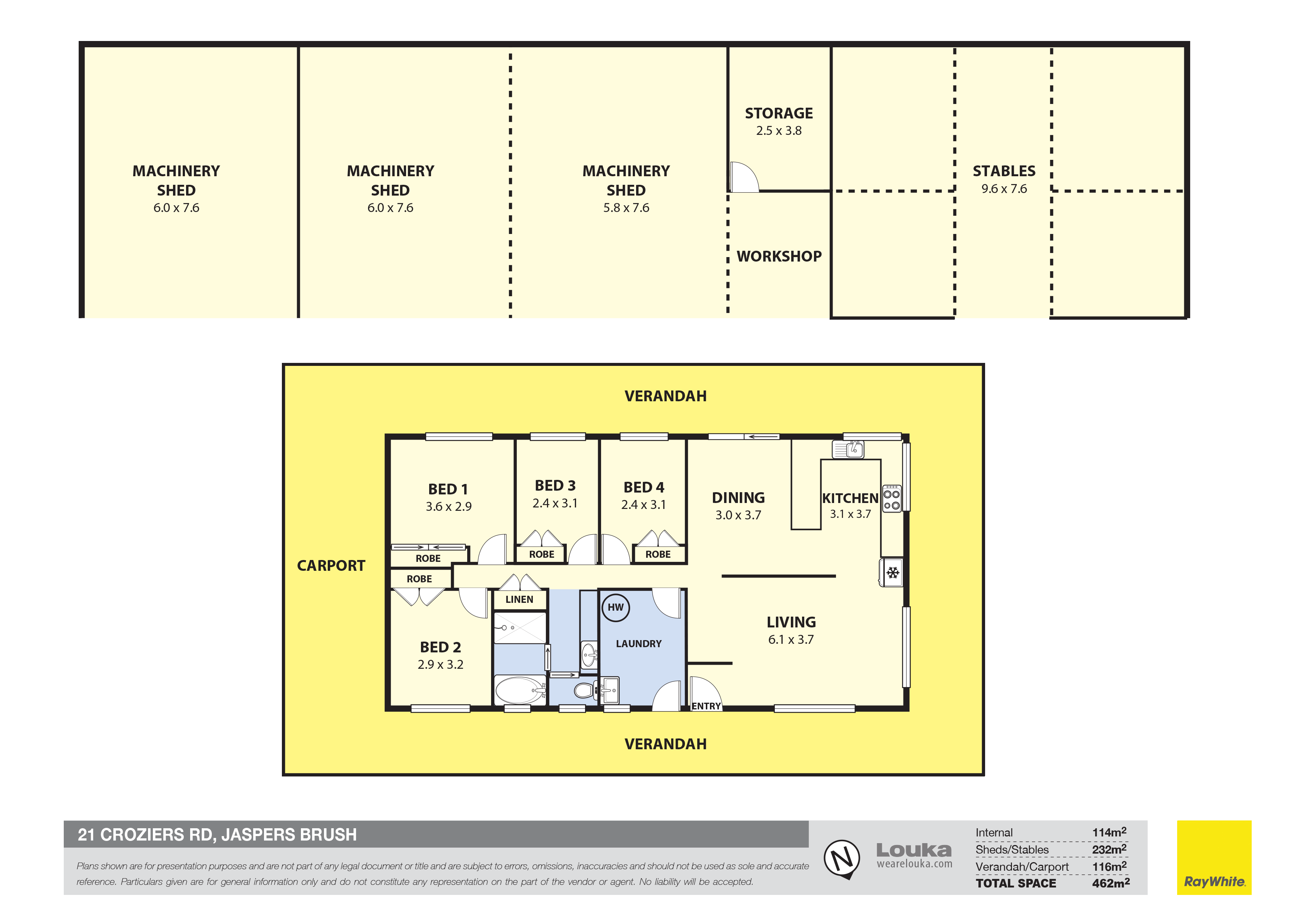 21 Croziers Road, Jaspers Brush For Sale by Farmbuy.com - floorplan 1