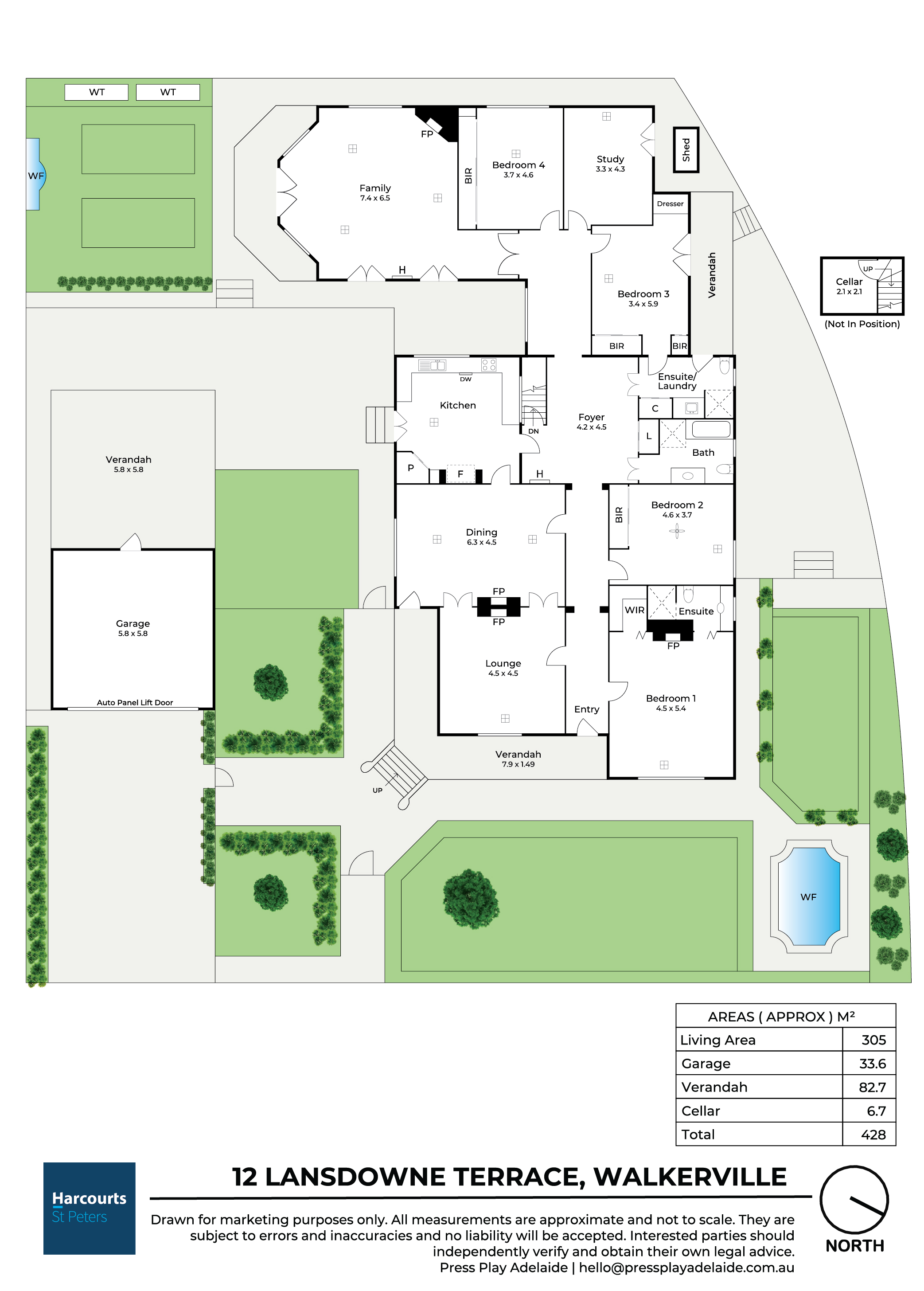 12 Lansdowne Terrace, WALKERVILLE, SA 5081 House for Sale