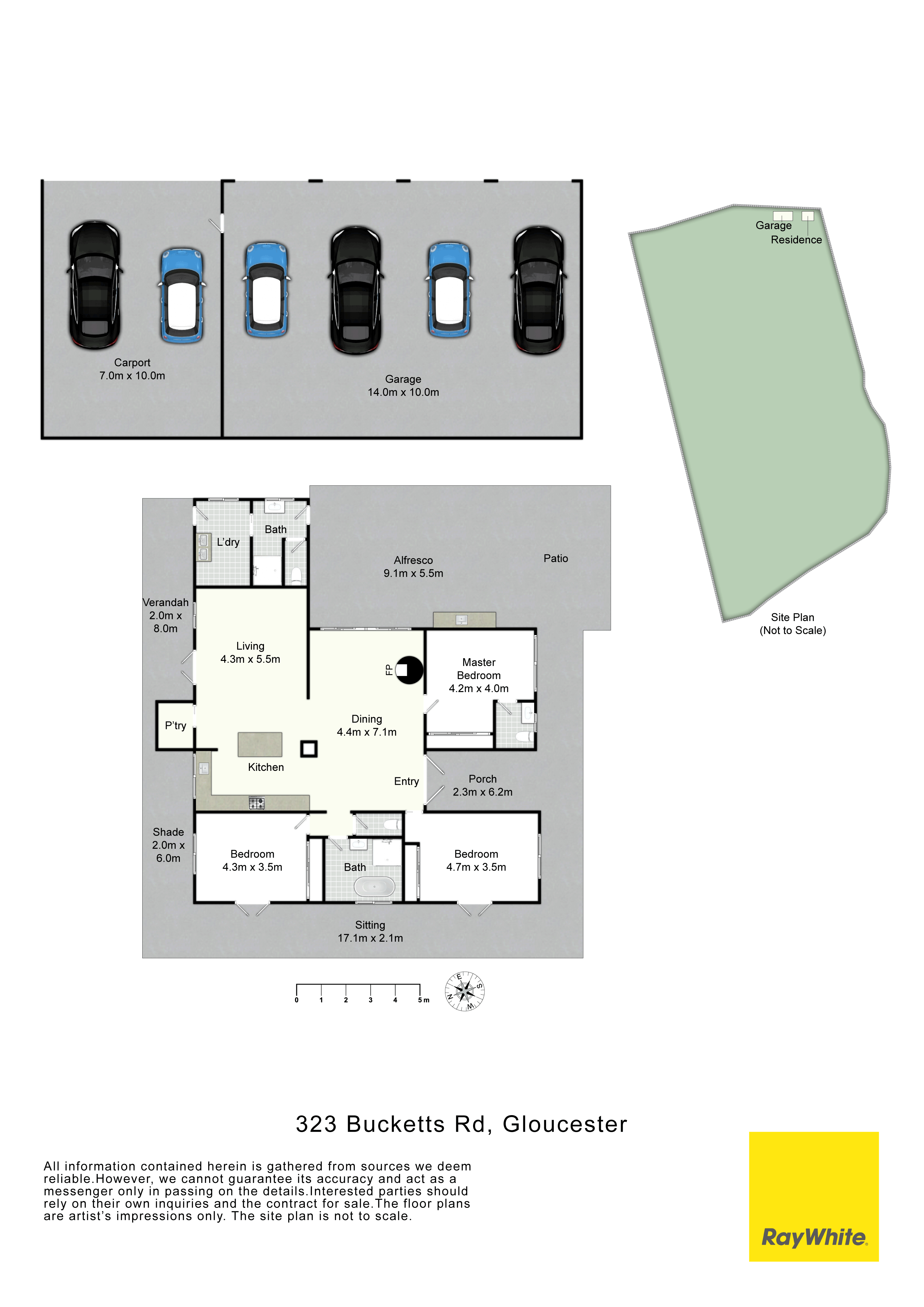 323 Bucketts Road, Gloucester Sold by Farmbuy.com - floorplan 1