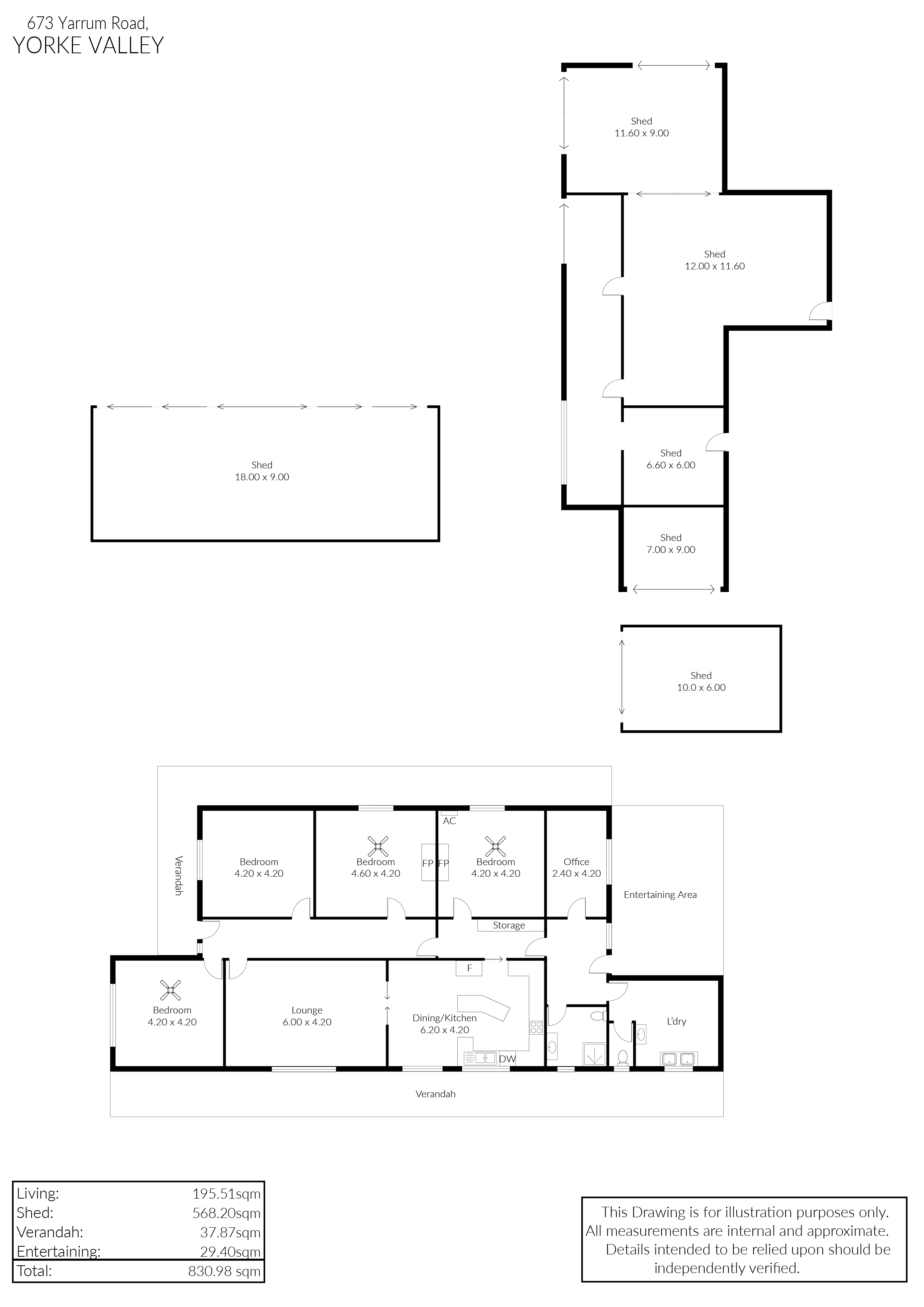 673 Yarrum Road, Yorke Valley For Sale by Farmbuy.com - floorplan 1