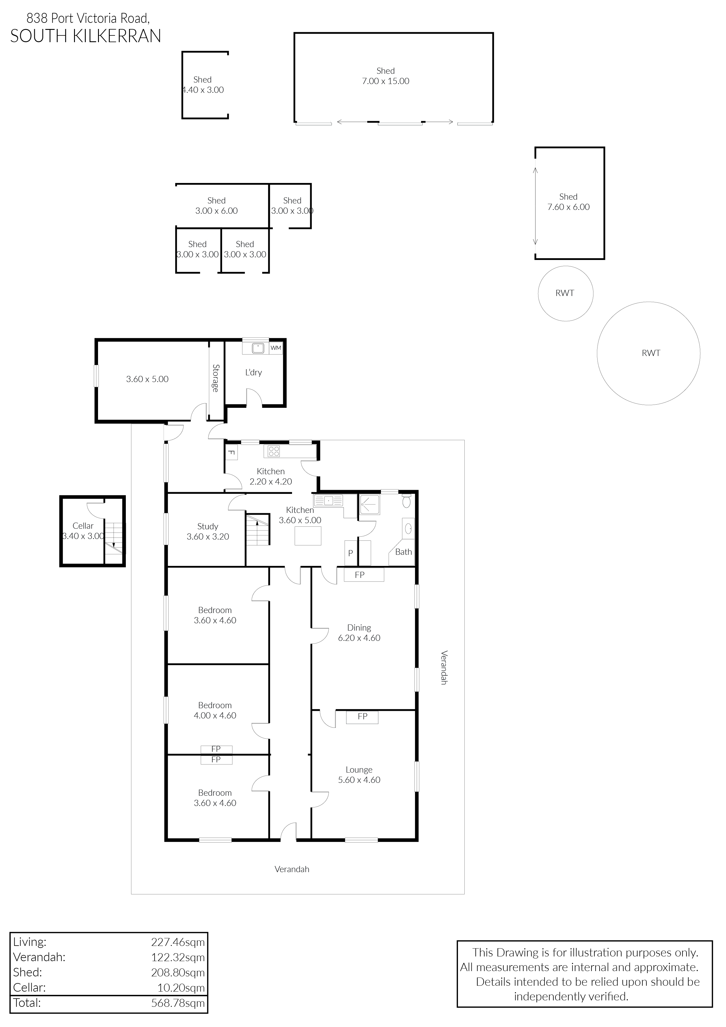 838 Port Victoria Road, South Kilkerran For Sale by Farmbuy.com - floorplan 1