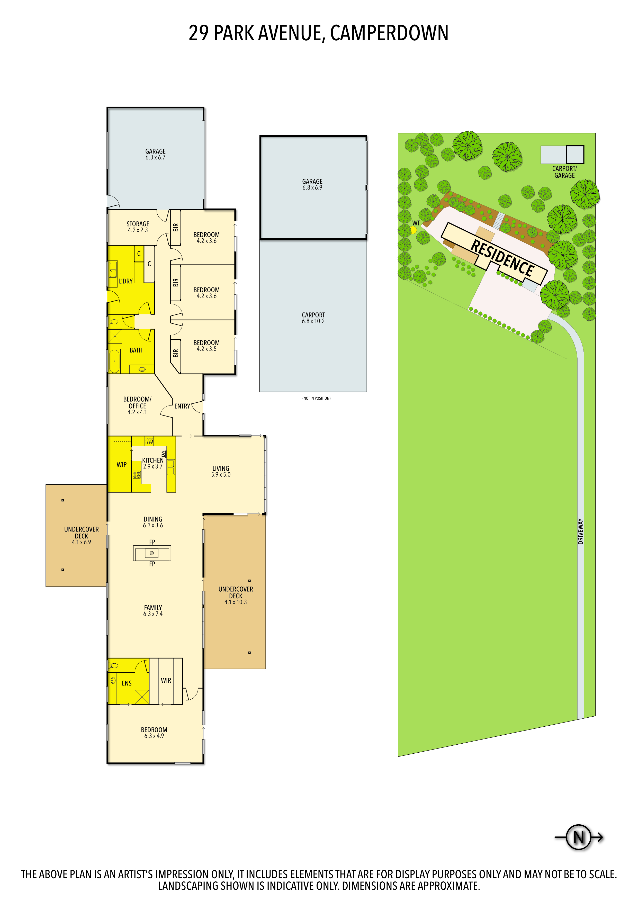 29 Park Avenue, Camperdown For Sale by Farmbuy.com - floorplan 1