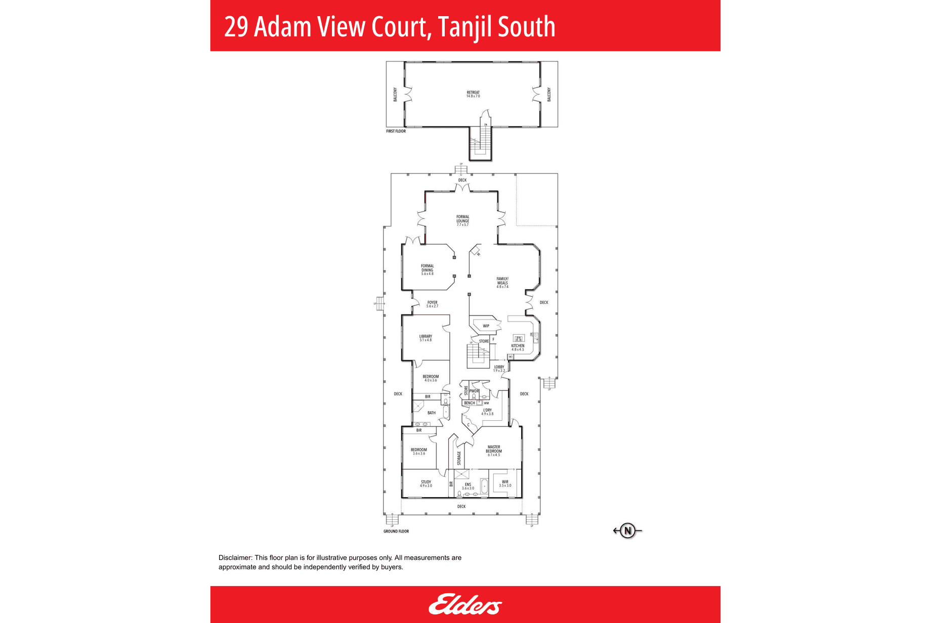 29 Adam View Court, Tanjil South For Sale by Farmbuy.com - floorplan 1