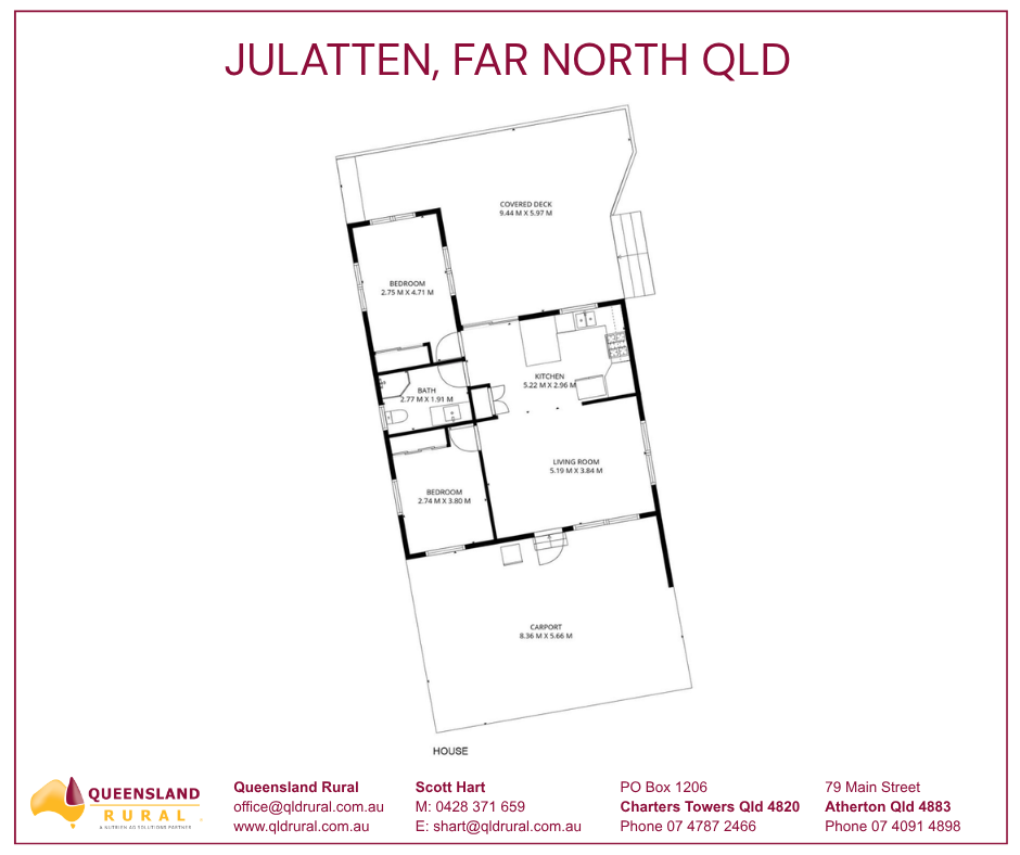 Julatten For Sale by Farmbuy.com - floorplan 1