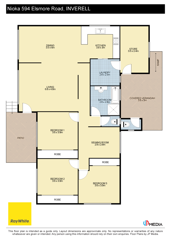 594 Elsmore Road, Inverell For Sale by Farmbuy.com - floorplan 1