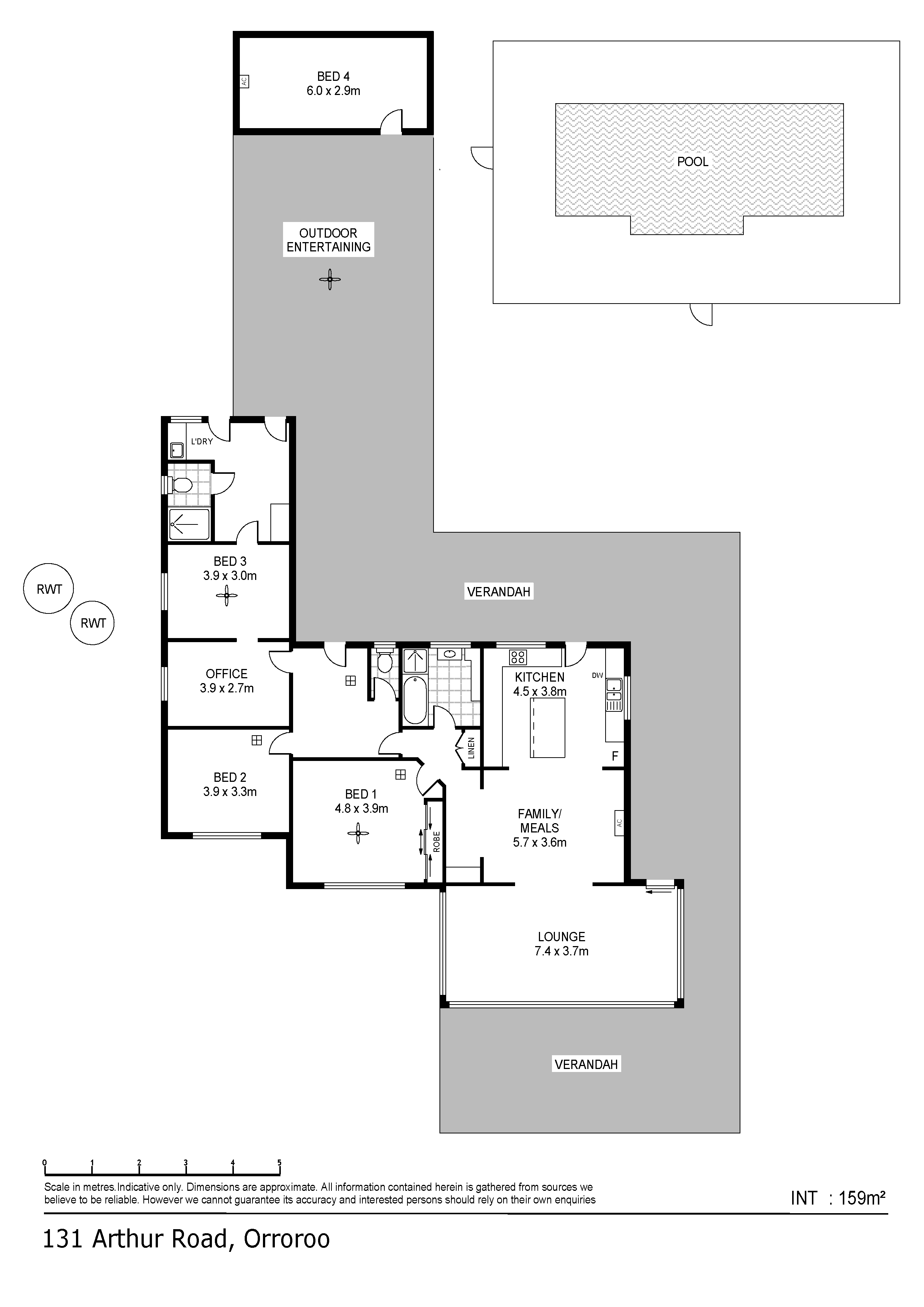 'Turner's' Arthur Road, Orroroo For Sale by Farmbuy.com - floorplan 1
