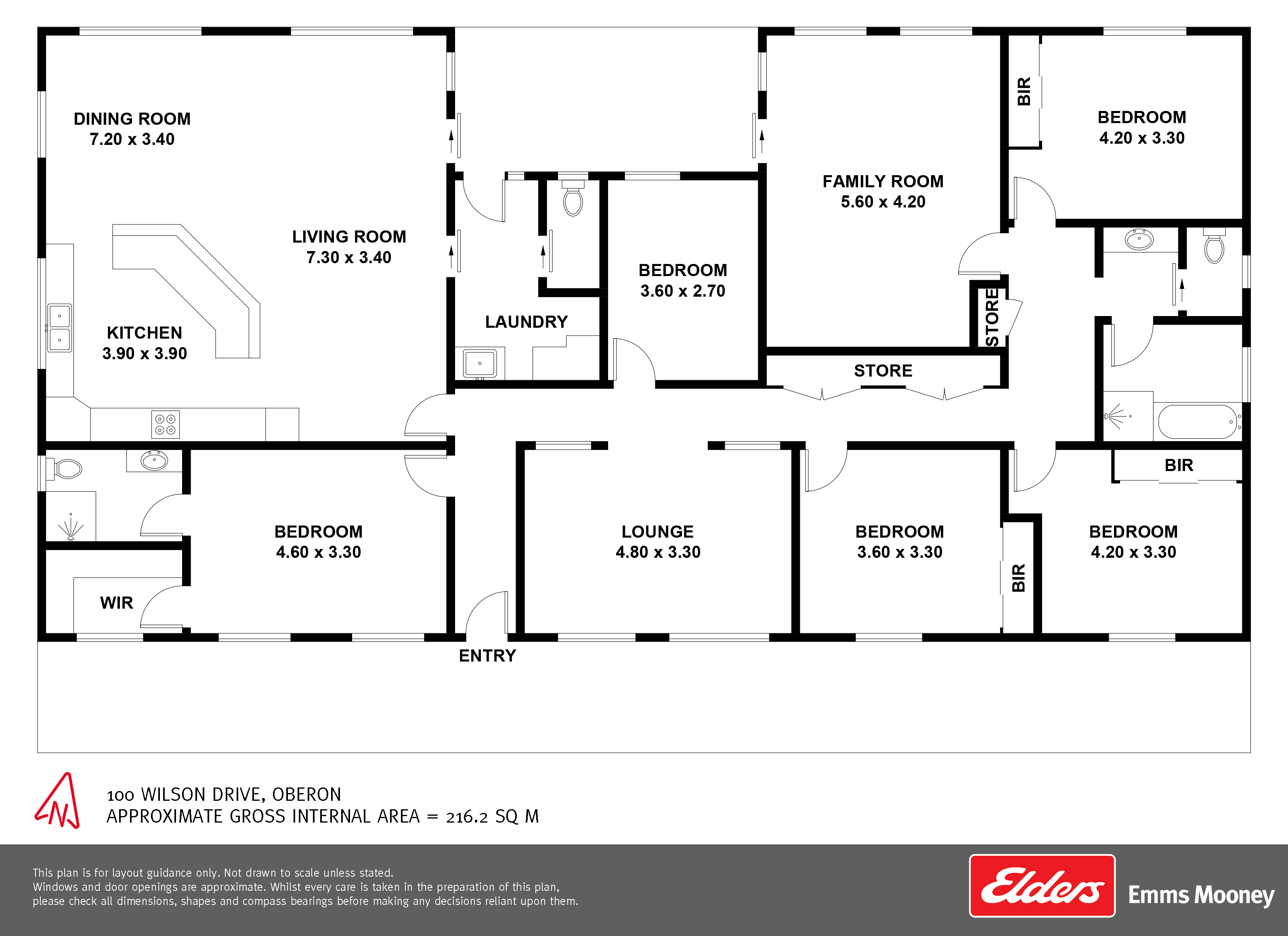 100 Wilson Drive, Oberon Auction by Farmbuy.com - floorplan 1