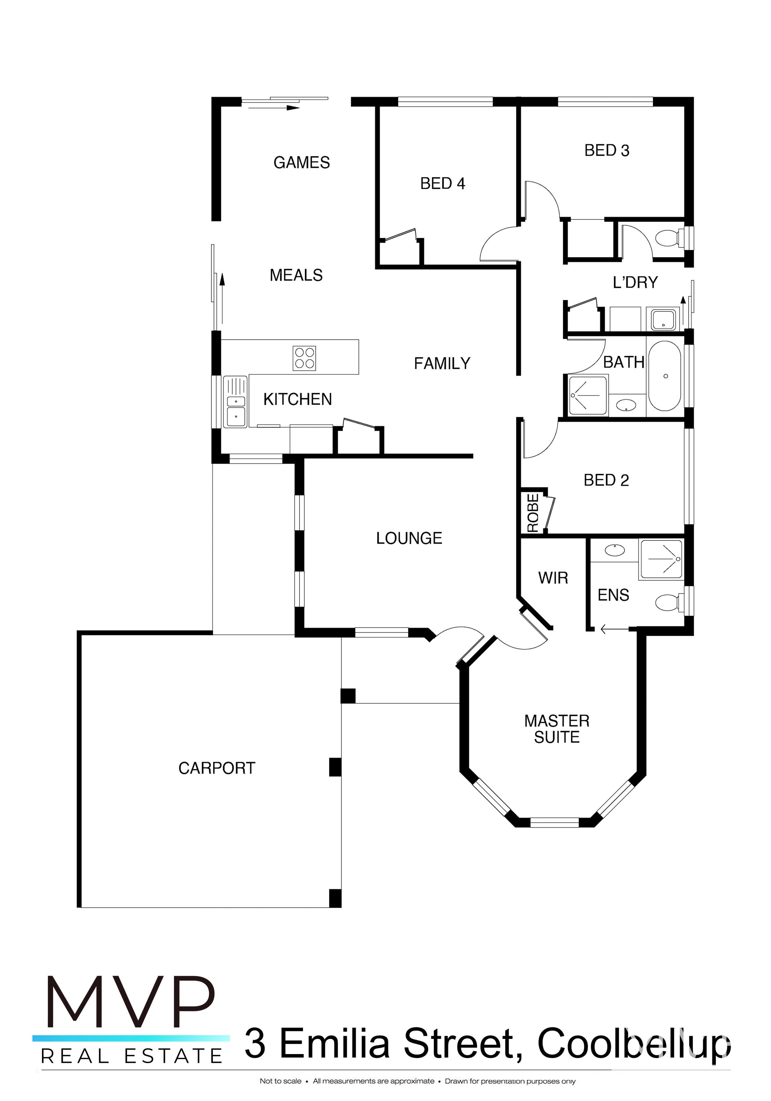 4 bedroom 2 bathroom Appealing Family Home! MVP Real Estate