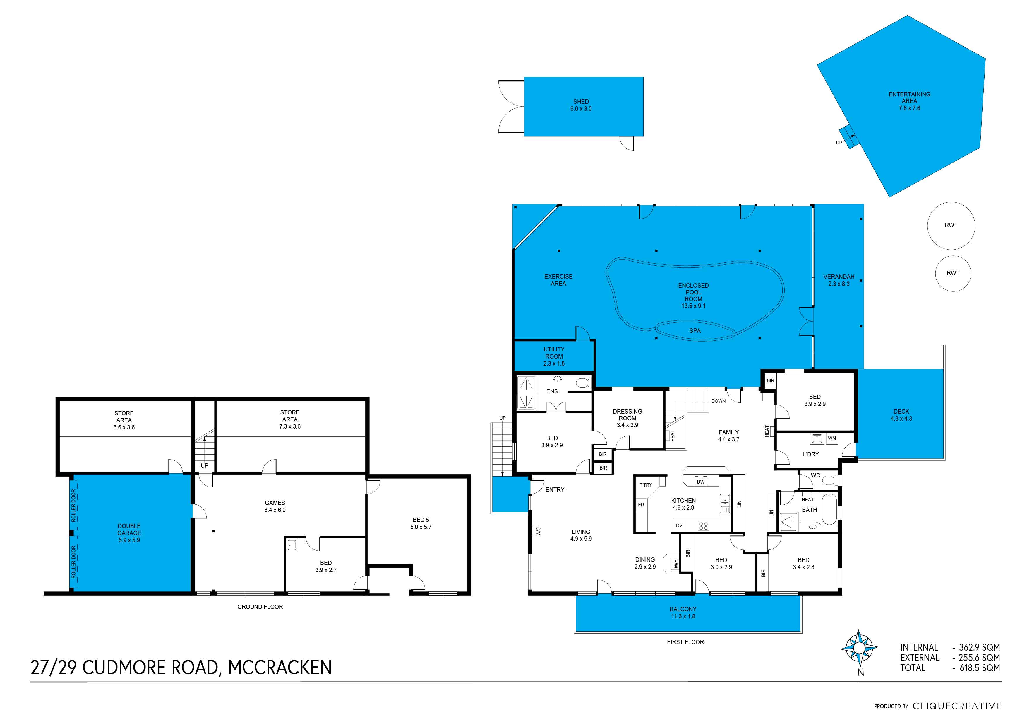 2729 Cudmore Road, MCCRACKEN, SA 5211 House for Sale