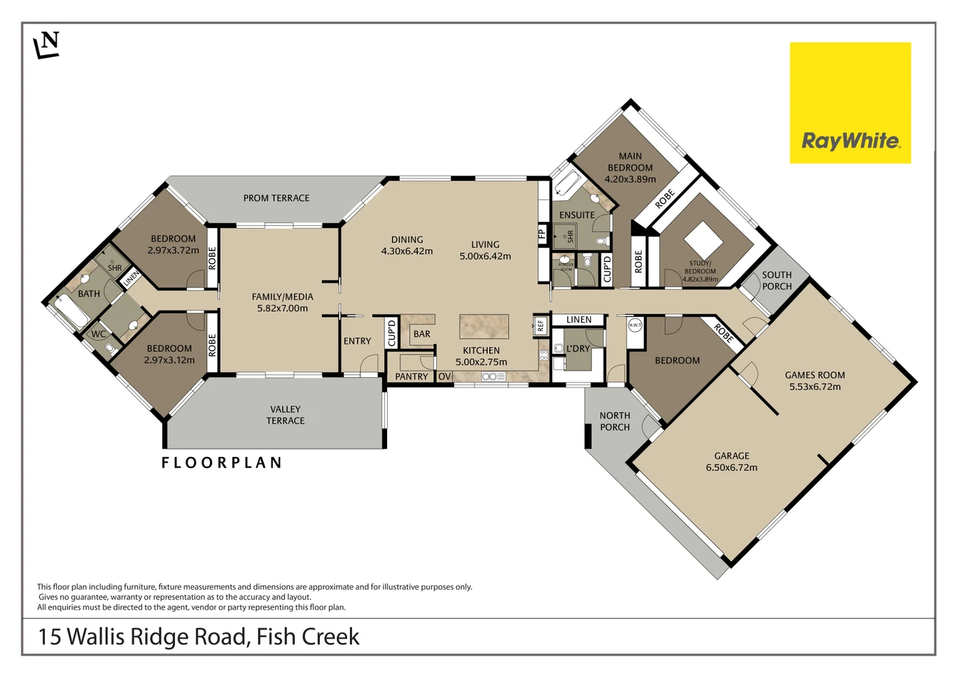 2160 Meeniyan -Promontory Rd, Fish Creek For Sale by Farmbuy.com - floorplan 1