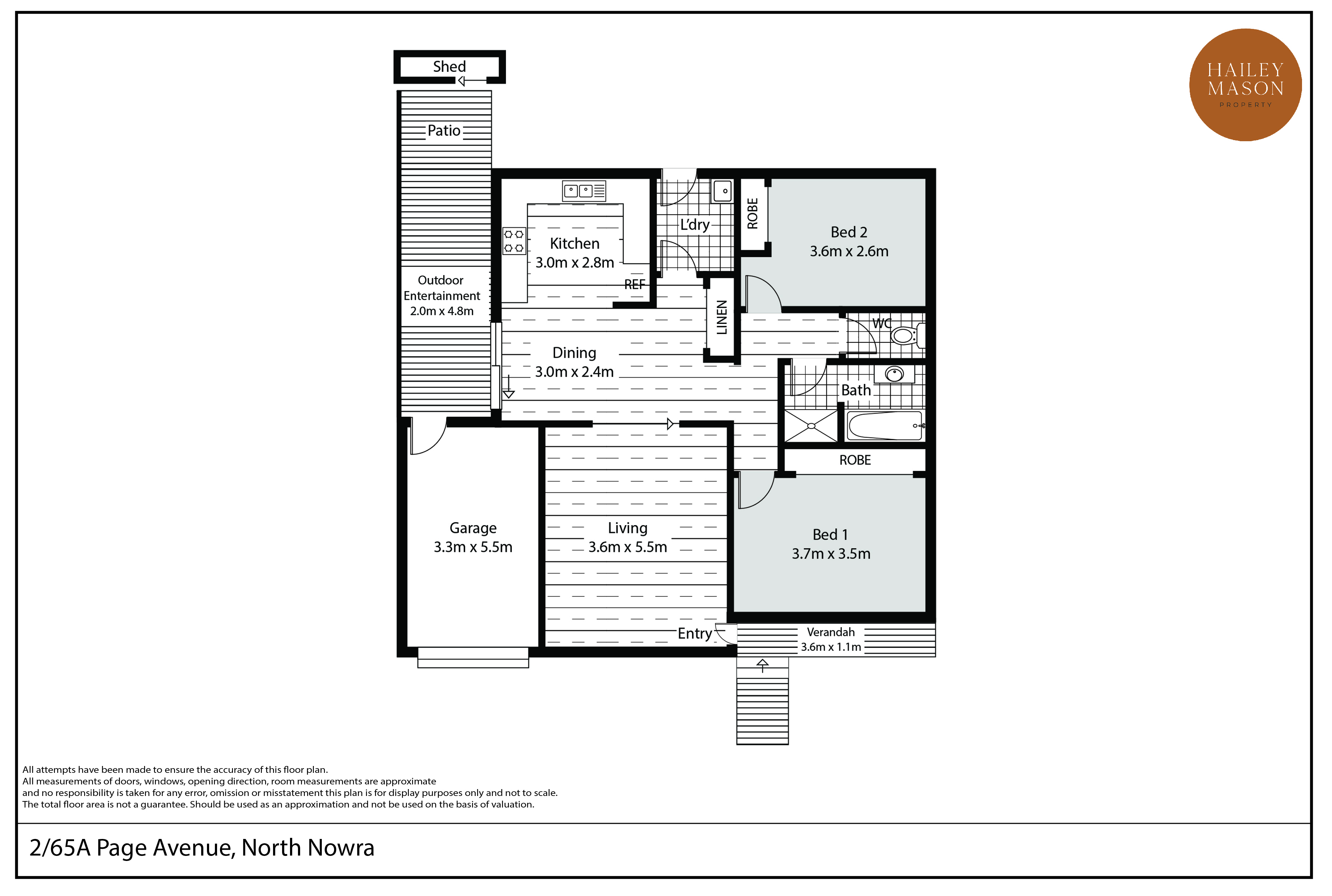 2/65A Page Avenue, NORTH NOWRA, NSW 2541 AUS