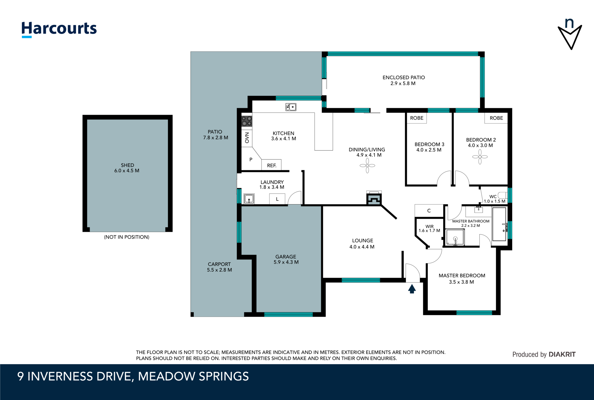 9 Inverness Drive, MEADOW SPRINGS, WA 6210 House for Sale