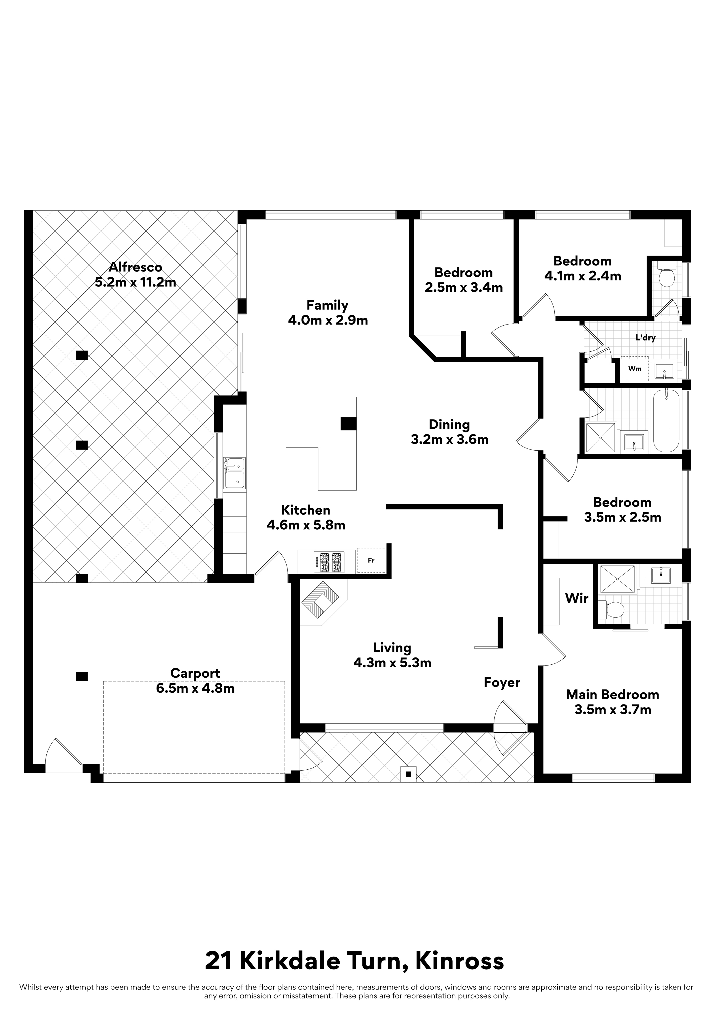21 Kirkdale Turn, KINROSS, WA 6028 - House for Sale - harcourts.net