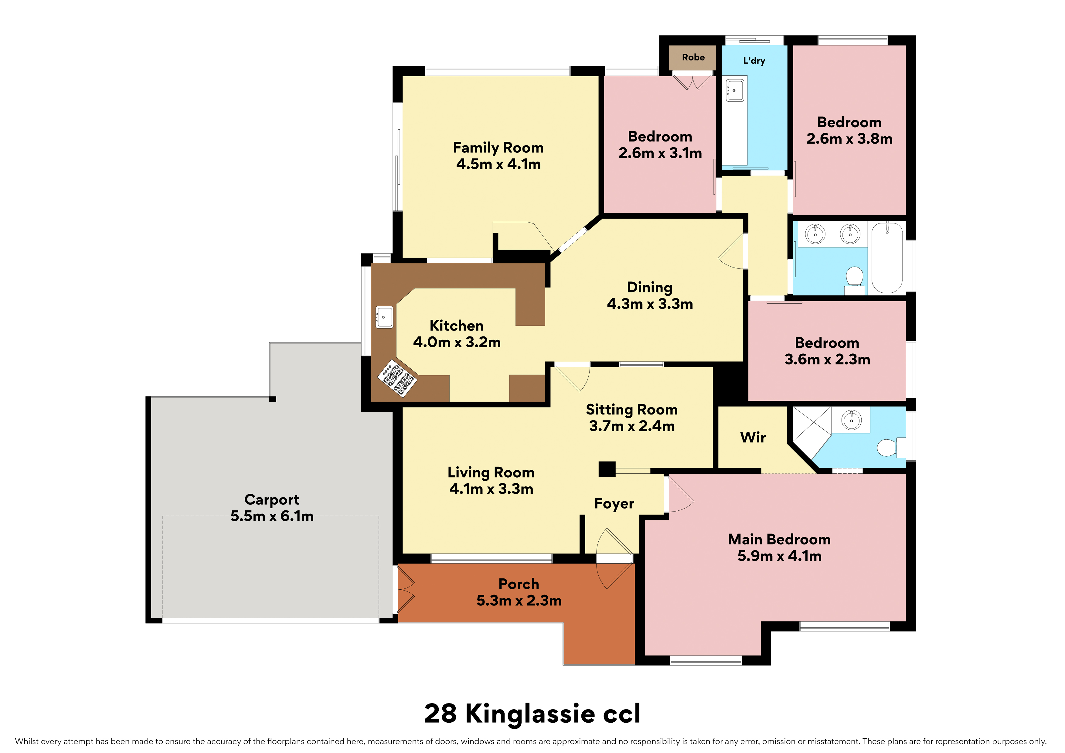 28 Kinglassie Circle, KINROSS, WA 6028 House for Sale