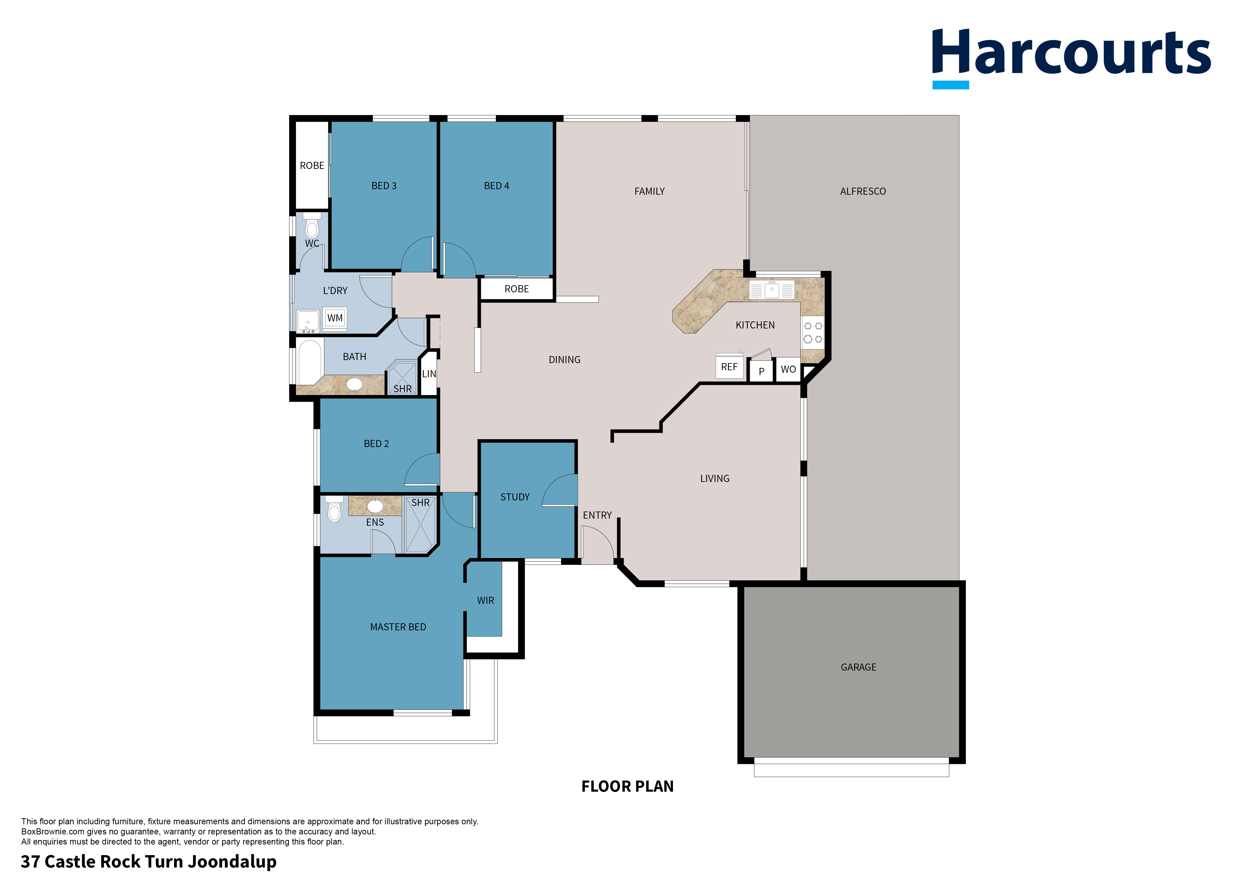 37 Castle Rock Turn, JOONDALUP, WA 6027 House for Sale