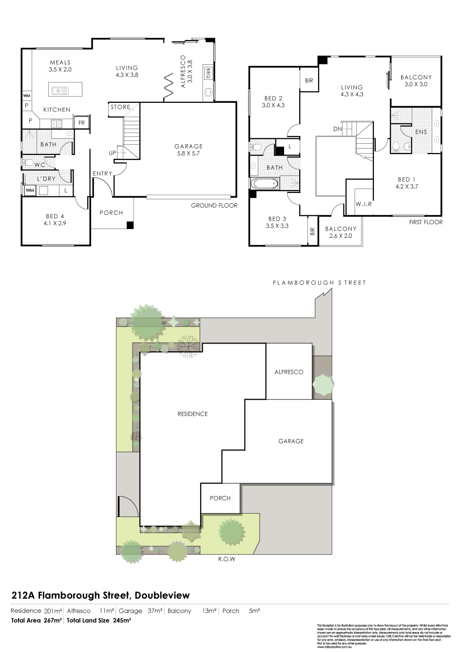 212A Flamborough Street, DOUBLEVIEW, WA 6018 House for Sale