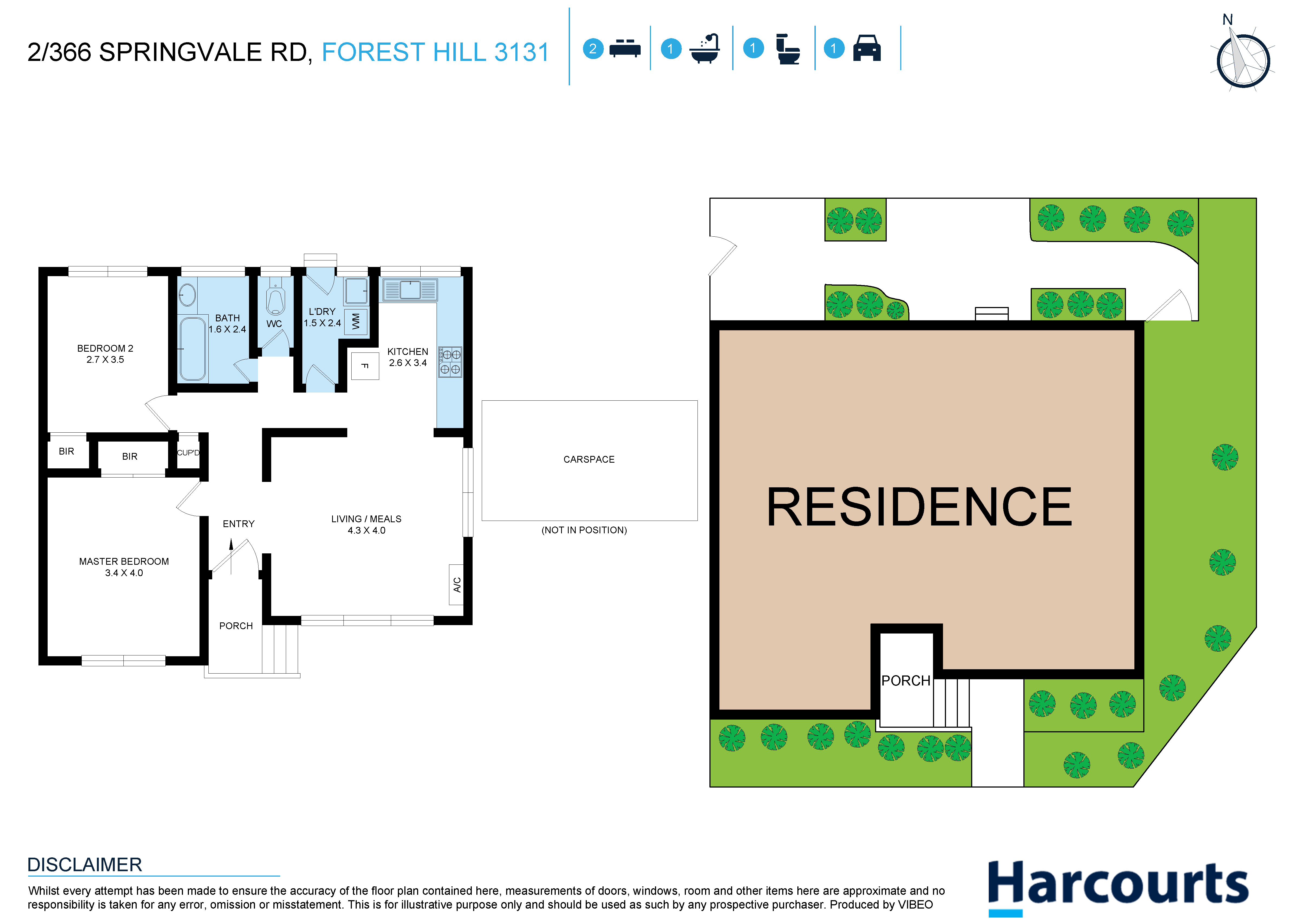2/366 Springvale Road, FOREST HILL, VIC 3131 Unit for Sale